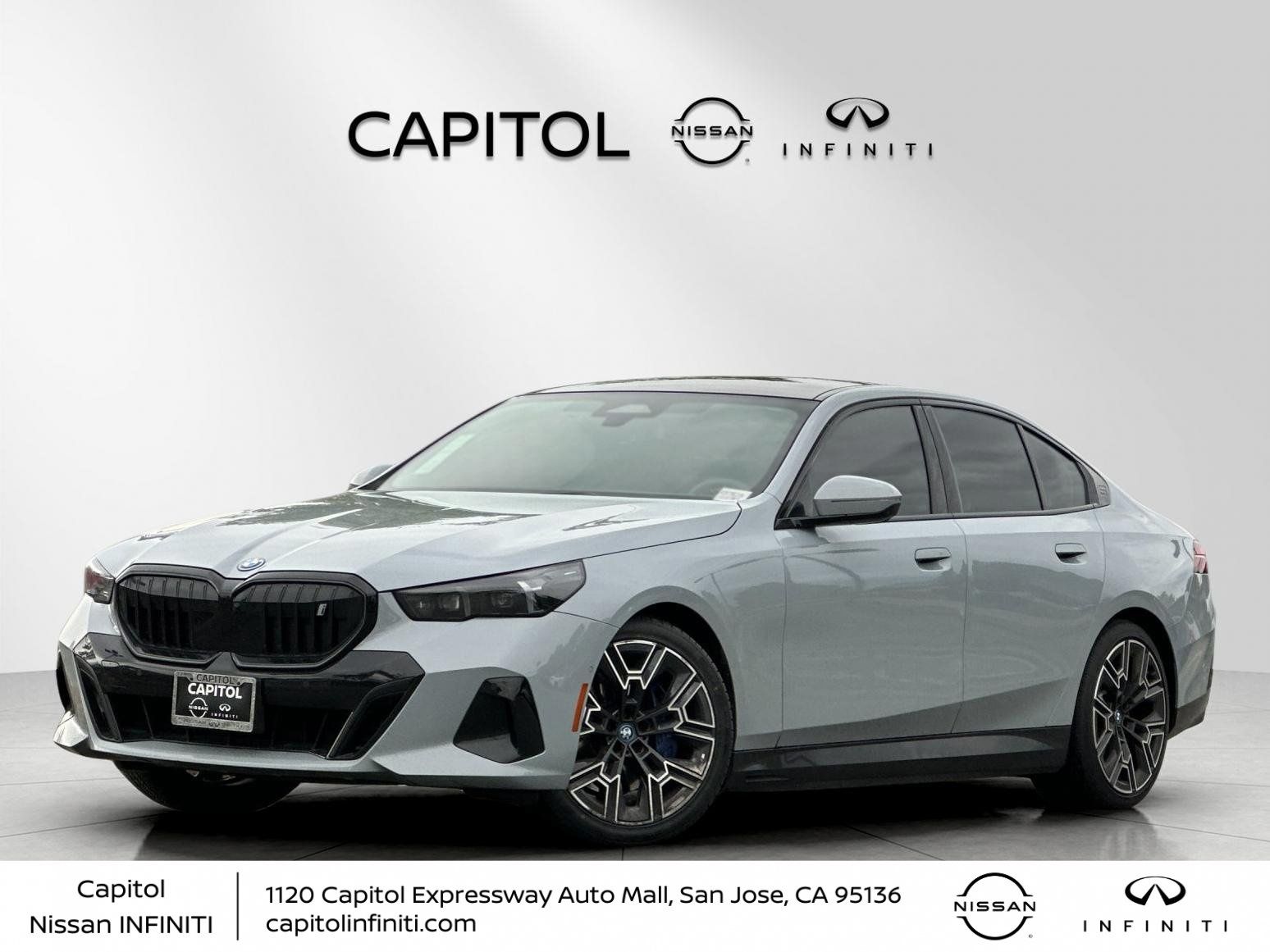 Brooklyn Gray Metallic 2024 BMW i5 eDrive40 FWD Sedan Rear-Wheel Drive Automatic