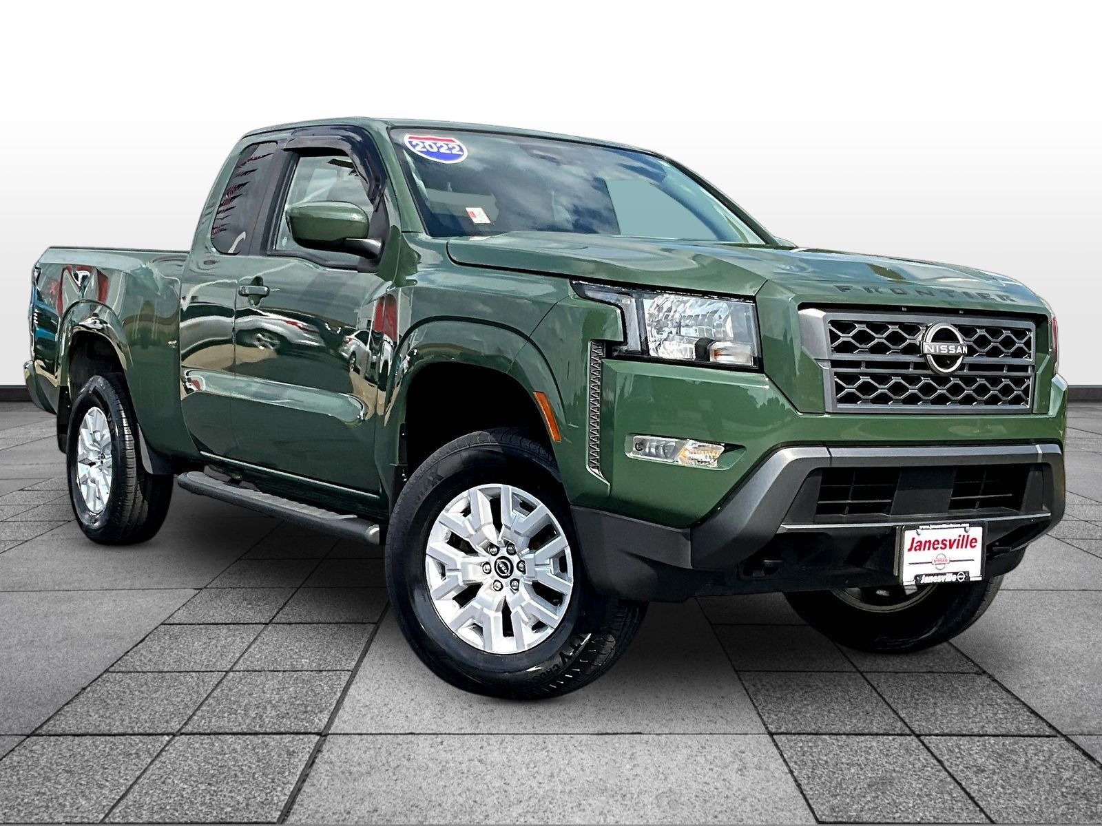 Tactical Green Metallic 2022 Nissan Frontier Pickup Truck Four-Wheel Drive 9-Speed Automatic