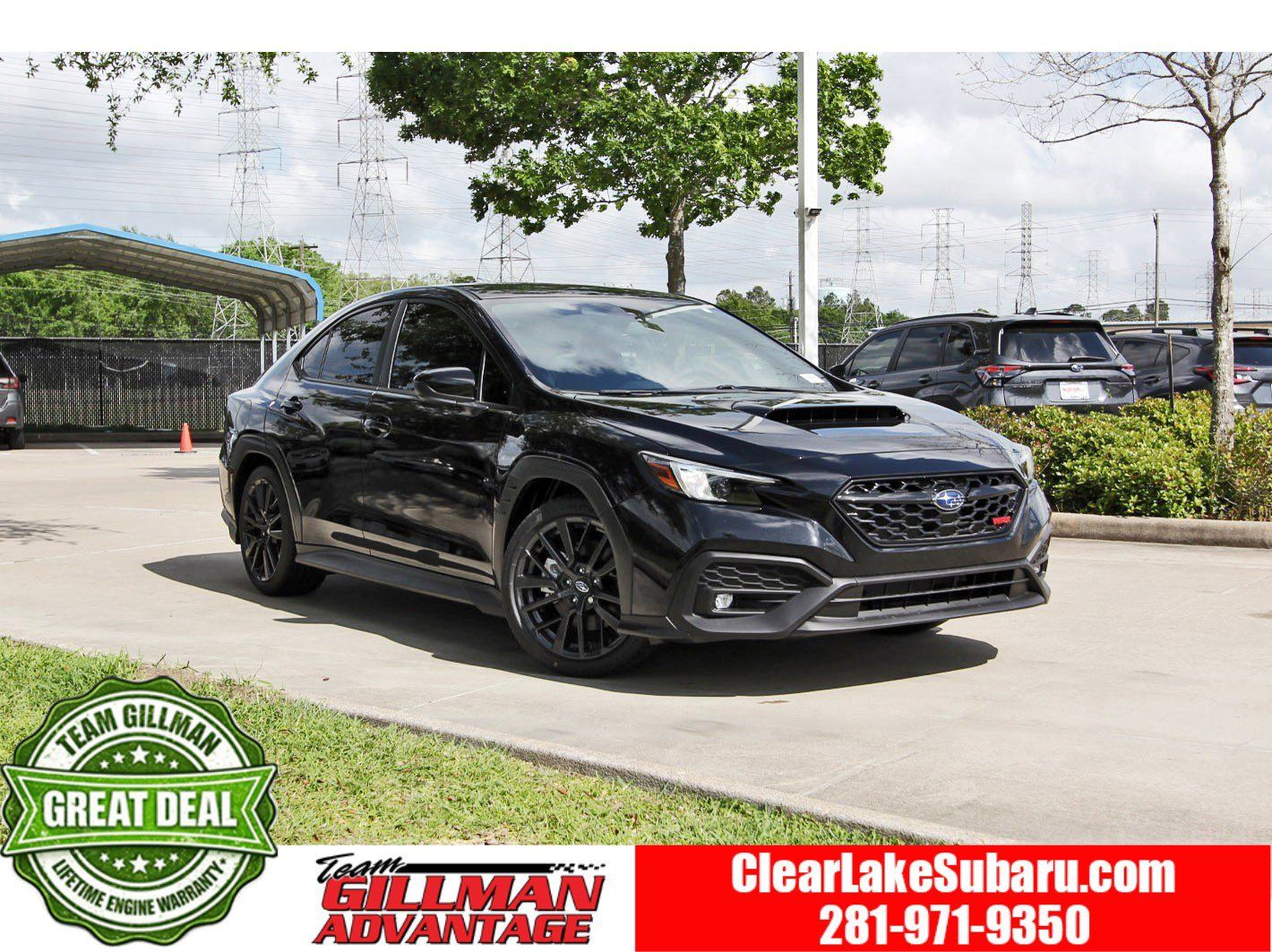 Black / Silver 2026 Subaru WRX Premium AWD Sedan All-Wheel Drive 6-Speed Manual