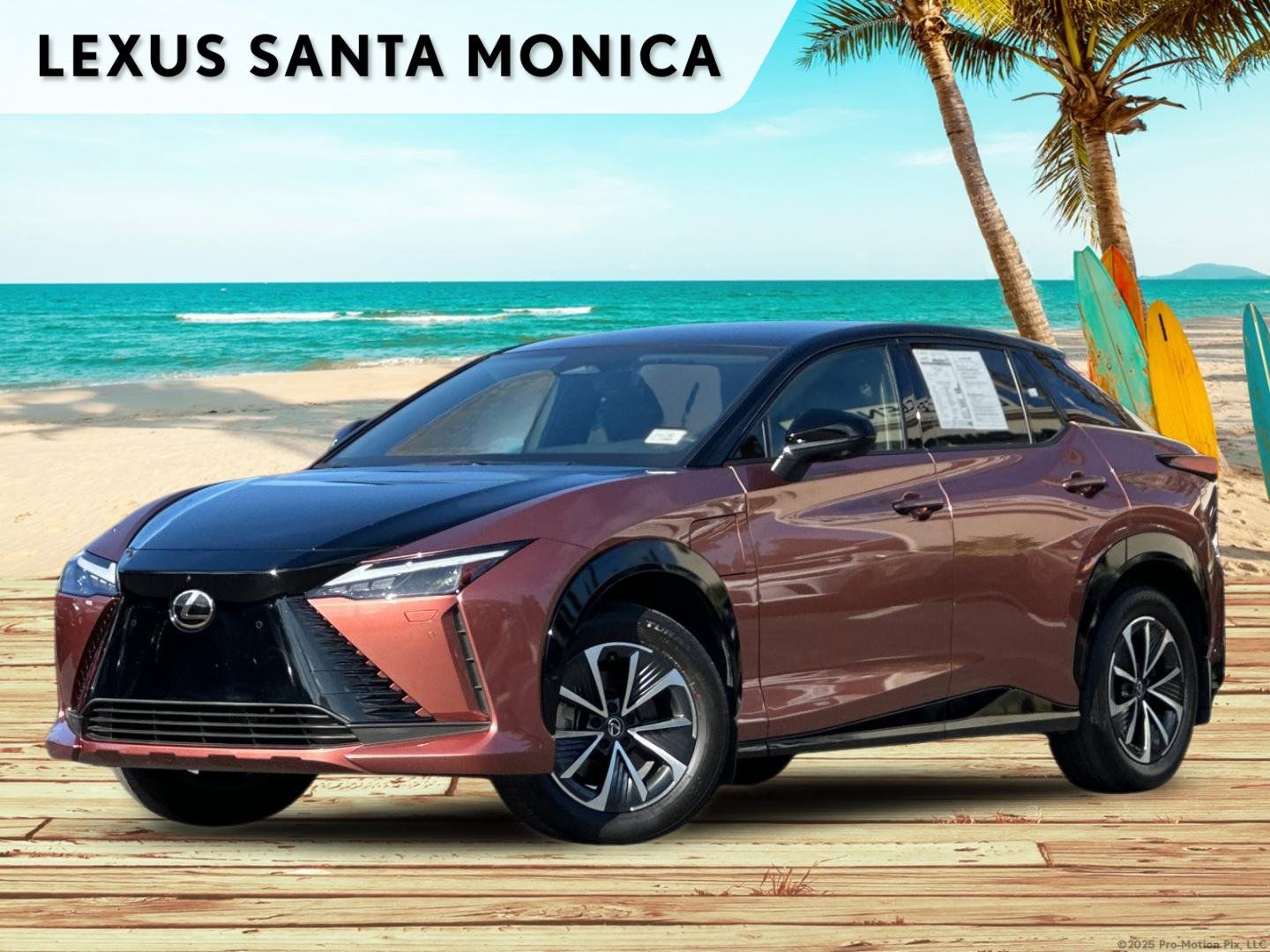 Red (Copper Crest/Black) 2024 Lexus RZ 300e Premium FWD with 18 inch Wheels SUV / Crossover Front-Wheel Drive Automatic