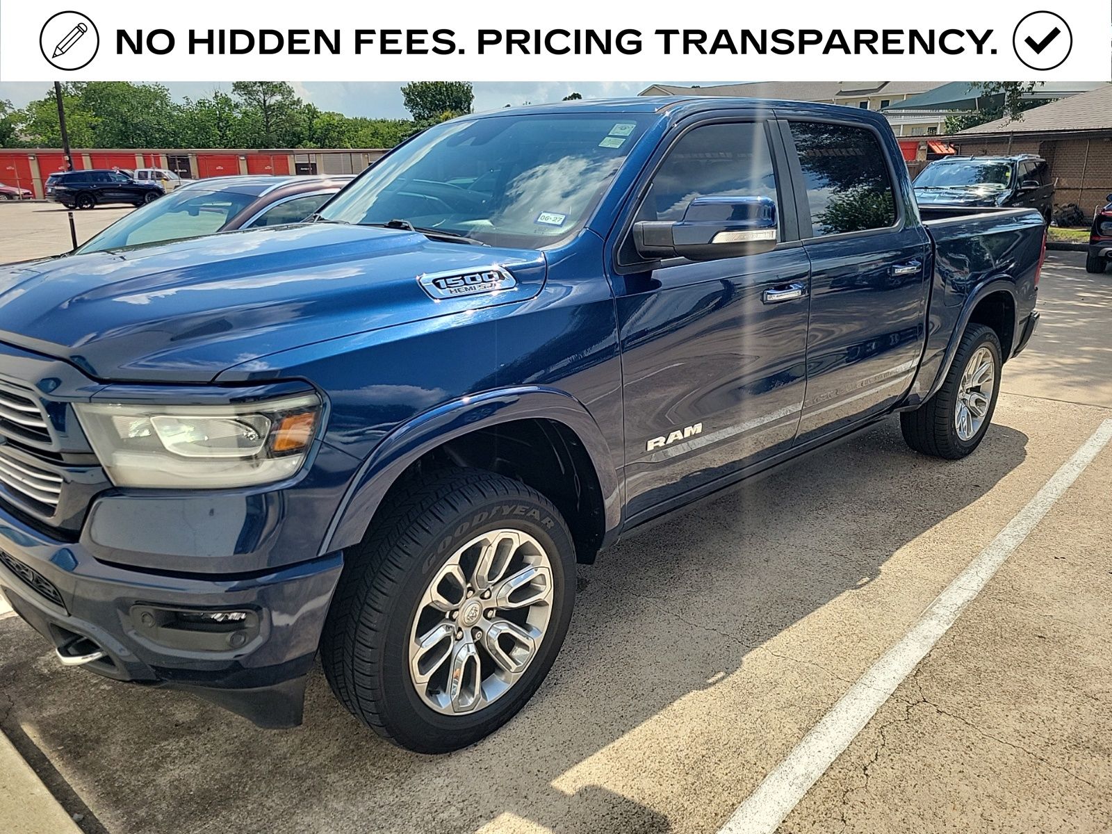 Patriot Blue Pearlcoat 2022 RAM 1500 Pickup Truck 4X2 8-Speed Automatic