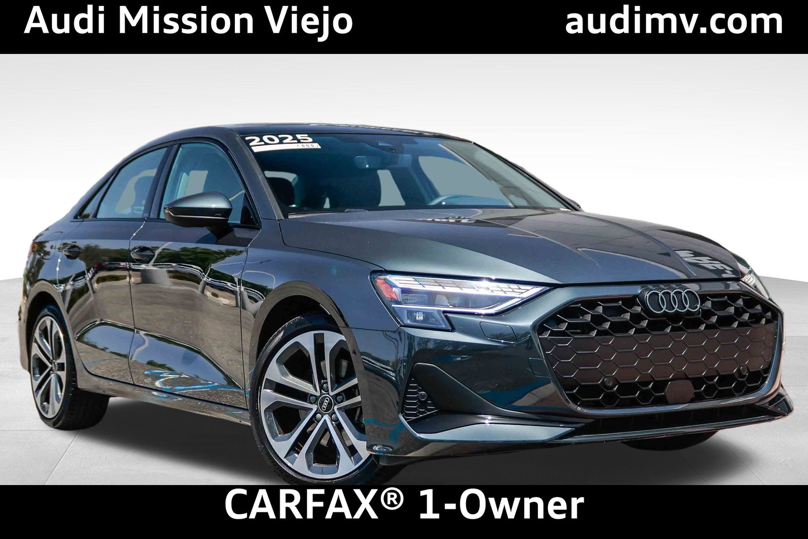 Manhattan Gray Metallic 2025 Audi A3 quattro Premium 40 TFSI Sedan All-Wheel Drive 7-Speed Automatic