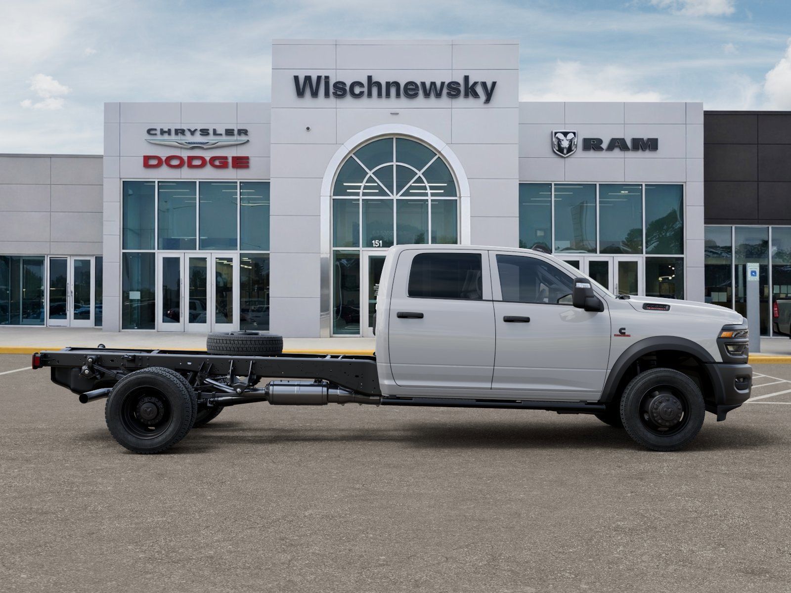 2026 Ram 5500HD Tradesman White at Texan Dodge Chrysler Jeep Ram