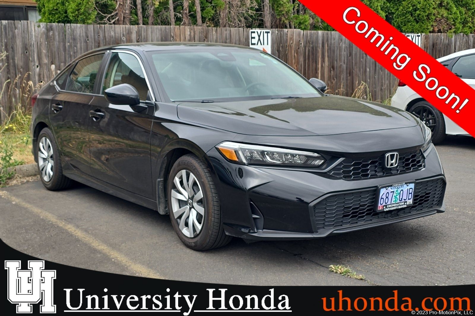 Crystal Black Pearl 2025 Honda Civic Sedan Front-Wheel Drive Continuously Variable Transmission