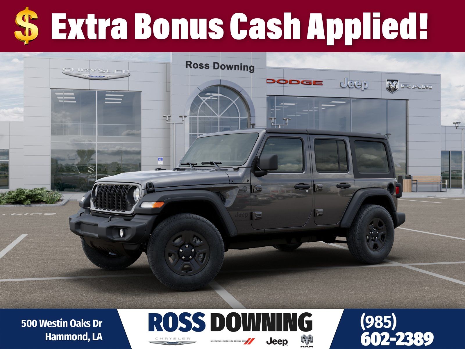 2026 Jeep Wrangler Sport 4-Door 4WD