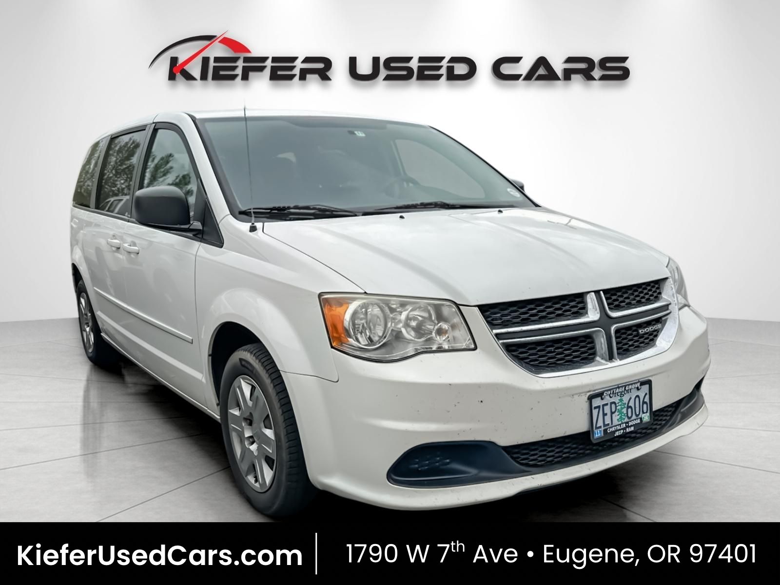Stone White Clearcoat 2012 Dodge Grand Caravan American Value Package FWD Minivan Front-Wheel Drive 6-Speed Automatic