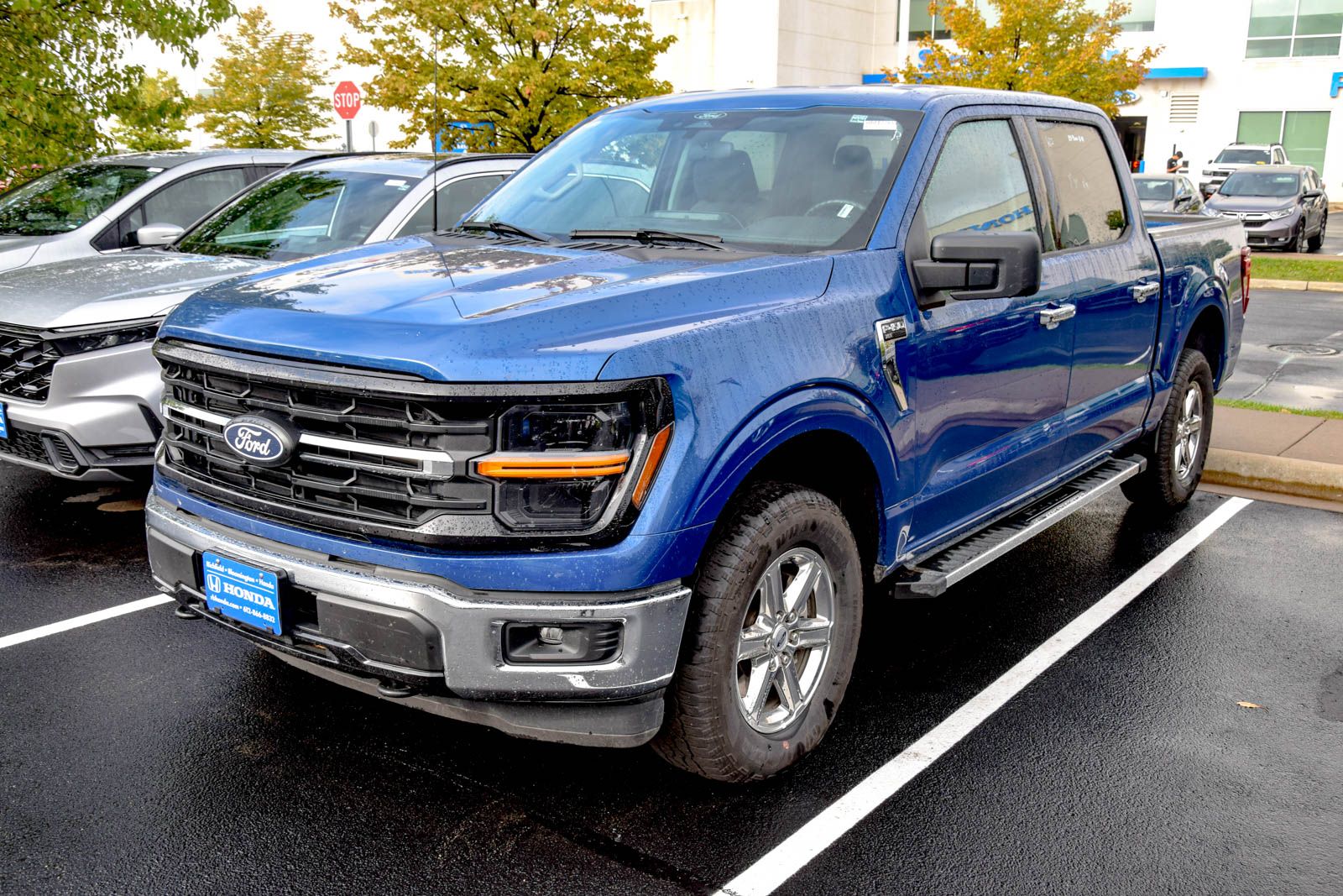 Atlas Blue Metallic 2025 Ford F-150 Pickup Truck Four-Wheel Drive Automatic