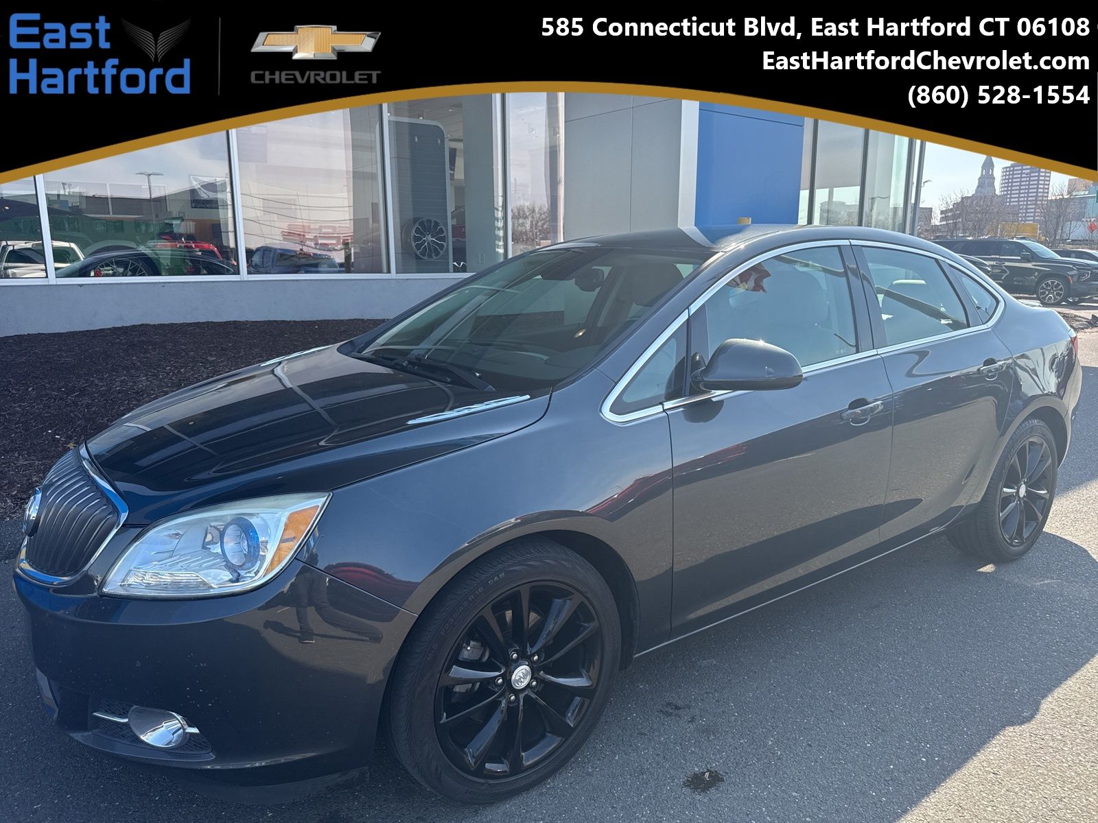 Graphite Gray Metallic 2016 Buick Verano Sport Touring FWD Sedan Front-Wheel Drive 6-Speed Automatic Overdrive