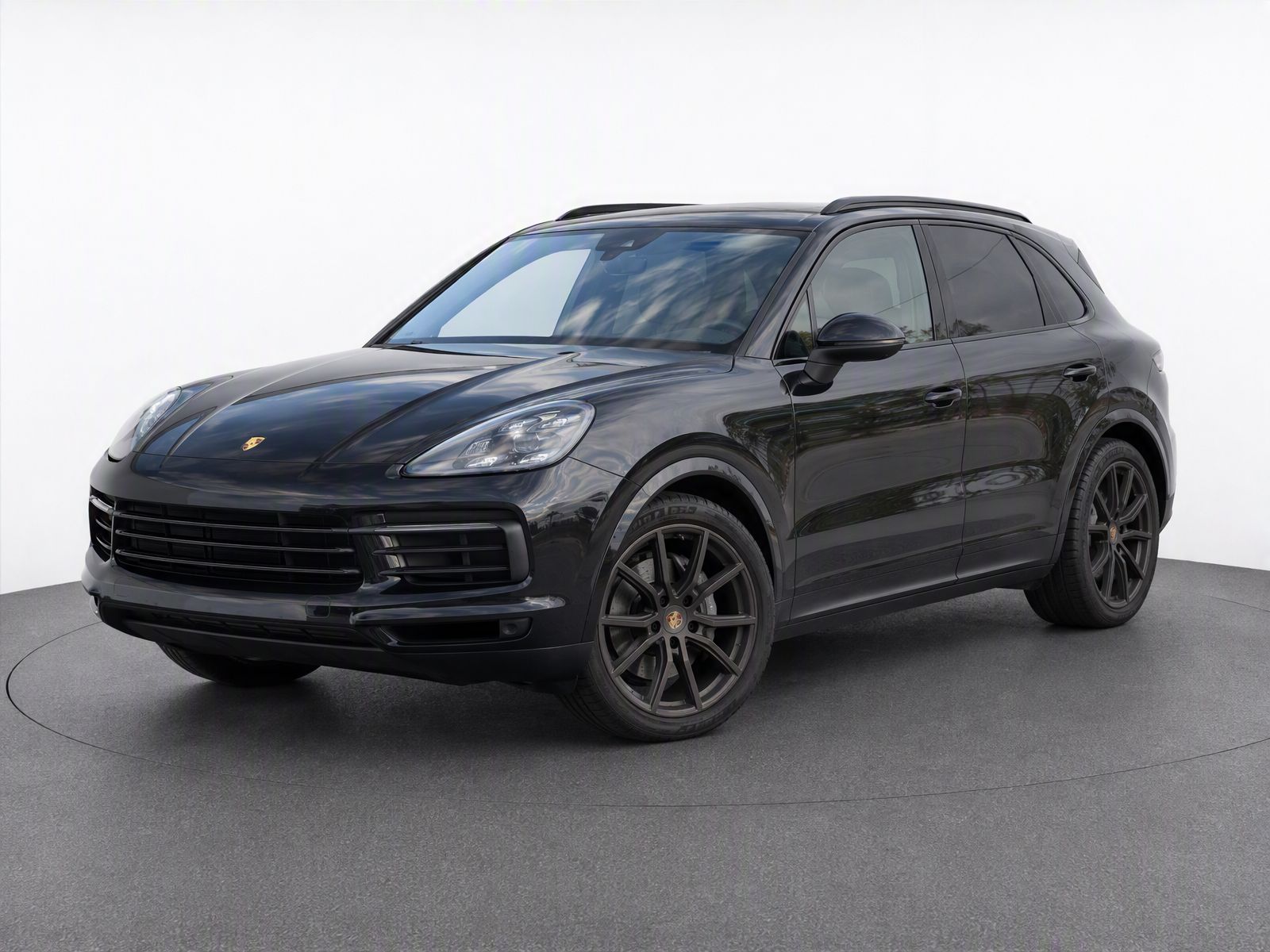 Jet Black Metallic 2022 Porsche Cayenne SUV / Crossover All-Wheel Drive 8-Speed Automatic