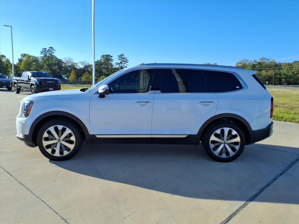 2021 Kia Telluride S White at Joe Myers Mazda Kia