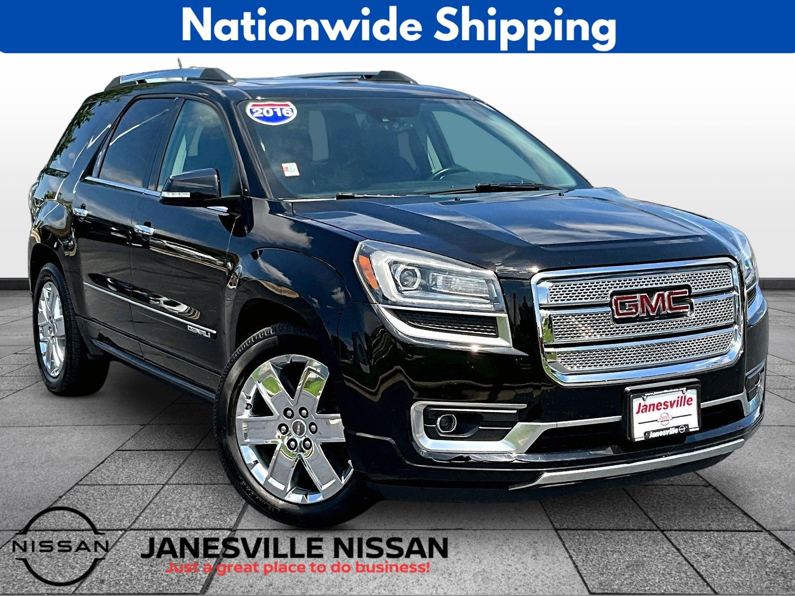 Black (Ebony Twilight Metallic) 2016 GMC Acadia SUV / Crossover All-Wheel Drive 6-Speed Automatic
