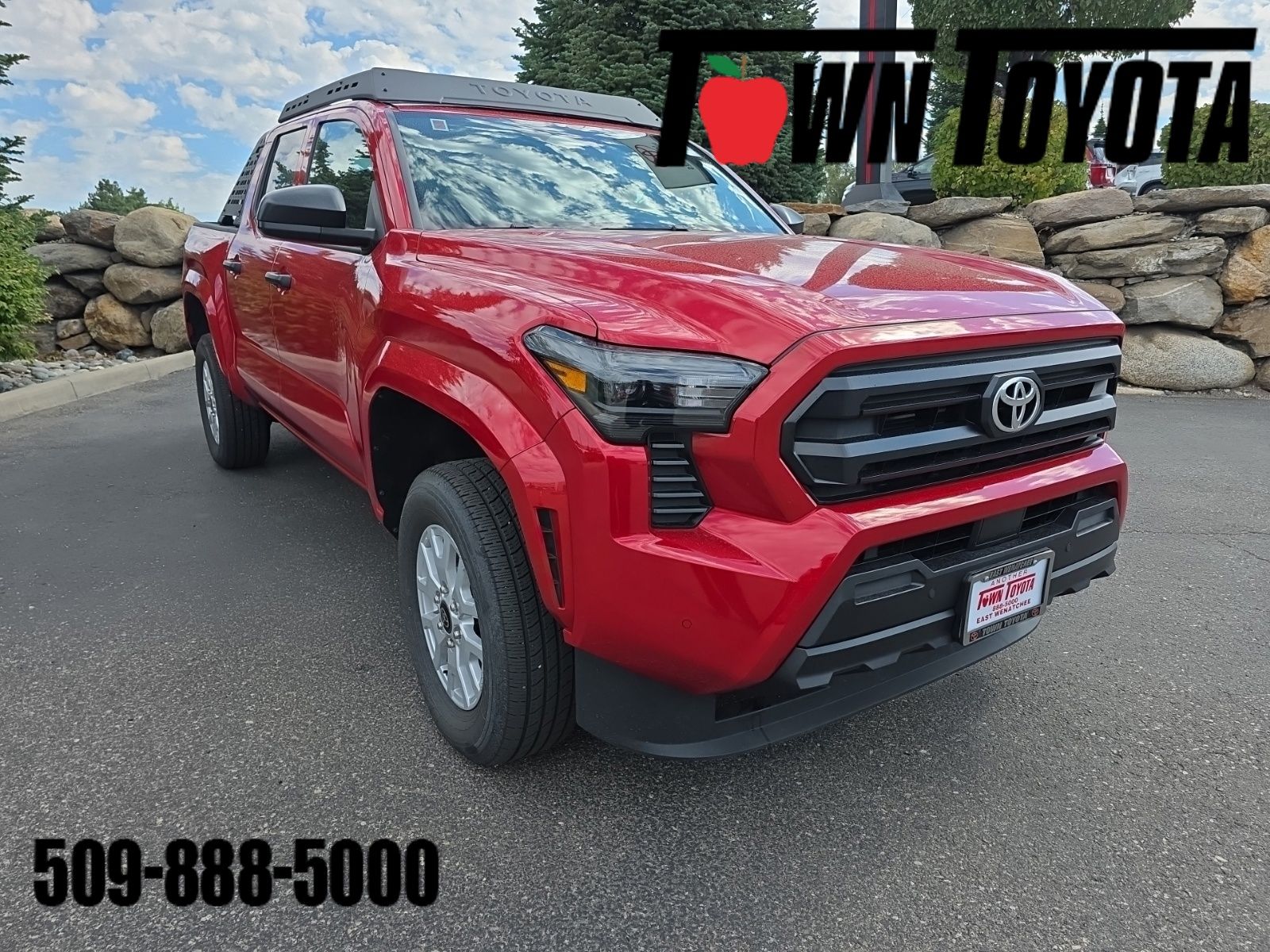 Red 2025 Toyota Tacoma Pickup Truck Four-Wheel Drive 8-Speed Automatic