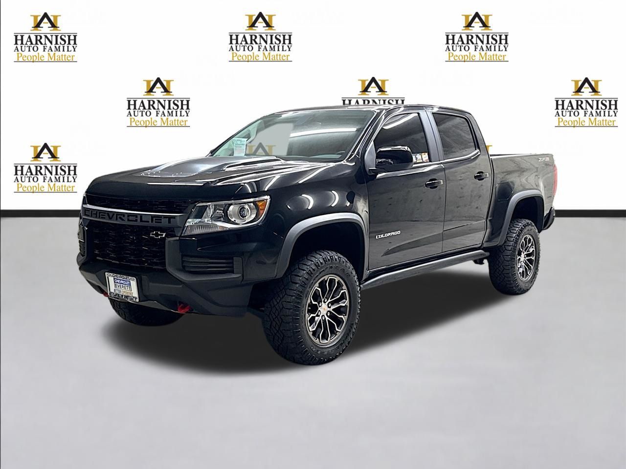 Black 2022 Chevrolet Colorado ZR2 Crew Cab 4WD Pickup Truck Four-Wheel Drive 8-Speed Automatic