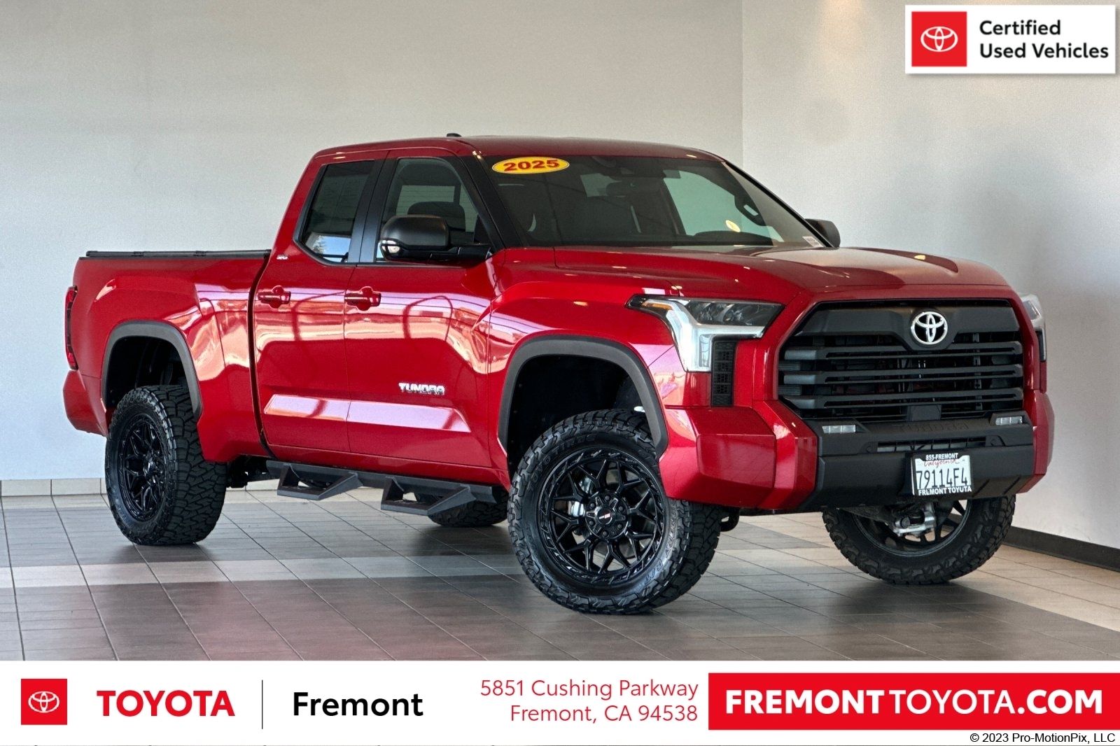 Supersonic Red 2025 Toyota Tundra Pickup Truck Four-Wheel Drive Automatic