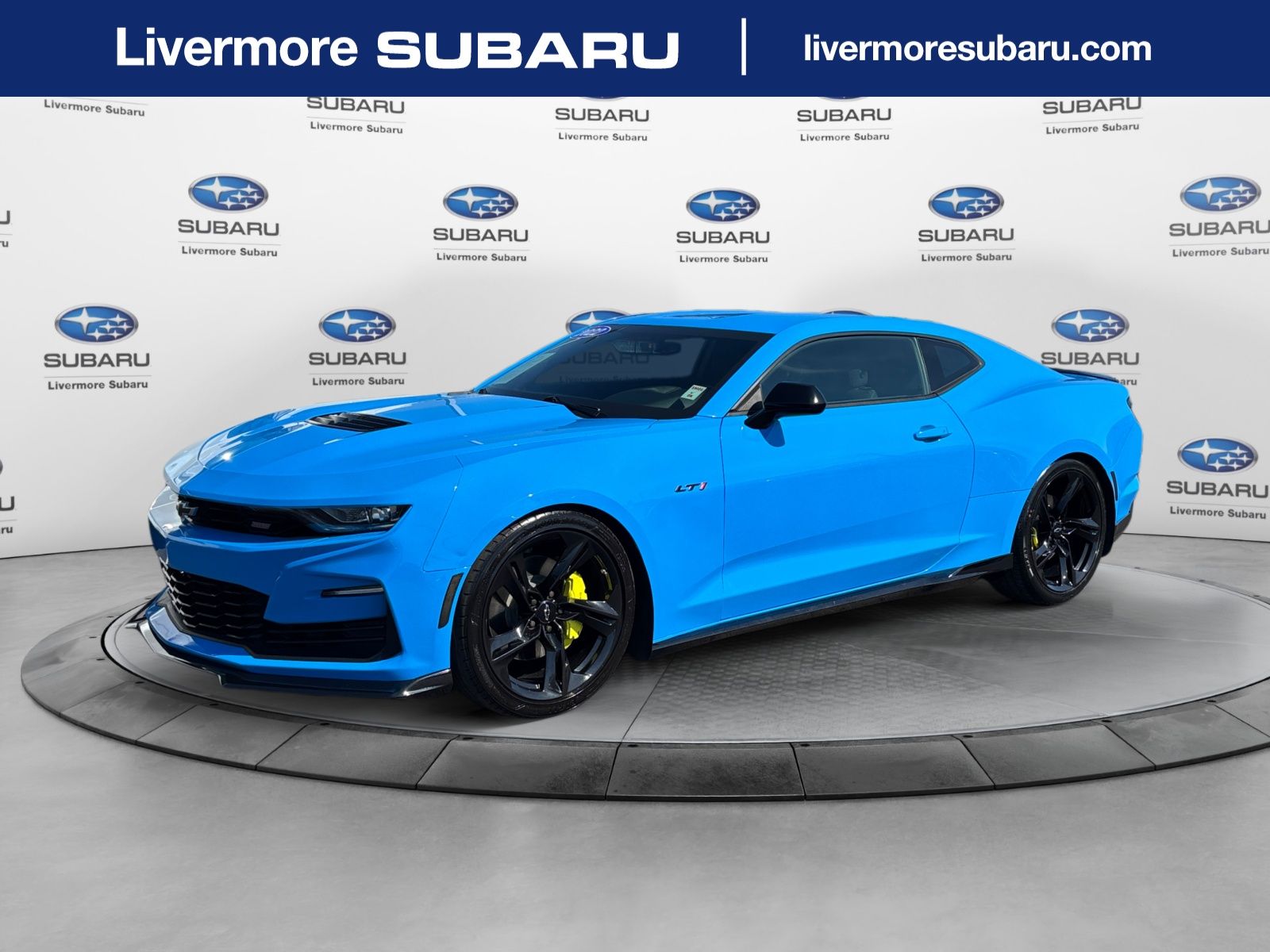 Rapid Blue 2022 Chevrolet Camaro Coupe Rear-Wheel Drive Automatic