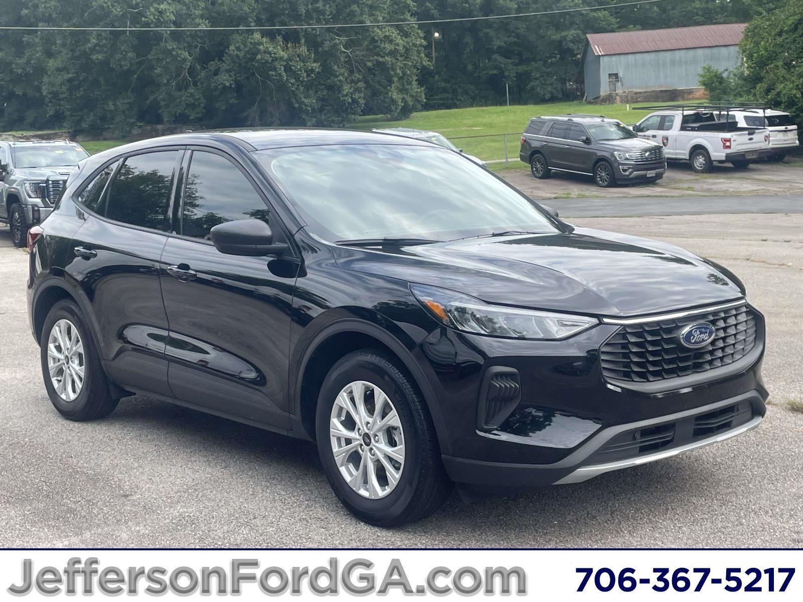 Black Metallic 2025 Ford Escape SUV / Crossover Front-Wheel Drive 8-Speed Automatic