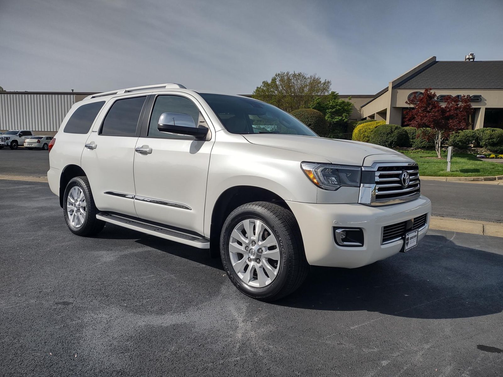 White (Blizzard Pearl) 2021 Toyota Sequoia Platinum 4WD SUV / Crossover Four-Wheel Drive 6-Speed Automatic