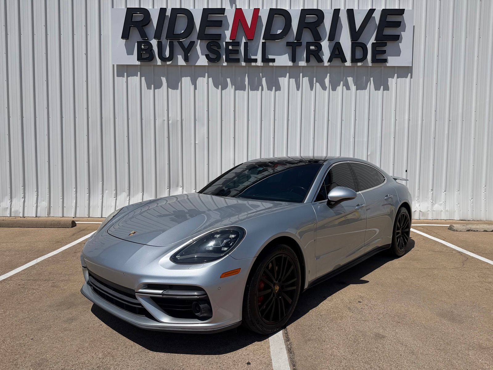 Rhodium Silver Metallic 2017 Porsche Panamera Sedan All-Wheel Drive 8-Speed Automatic