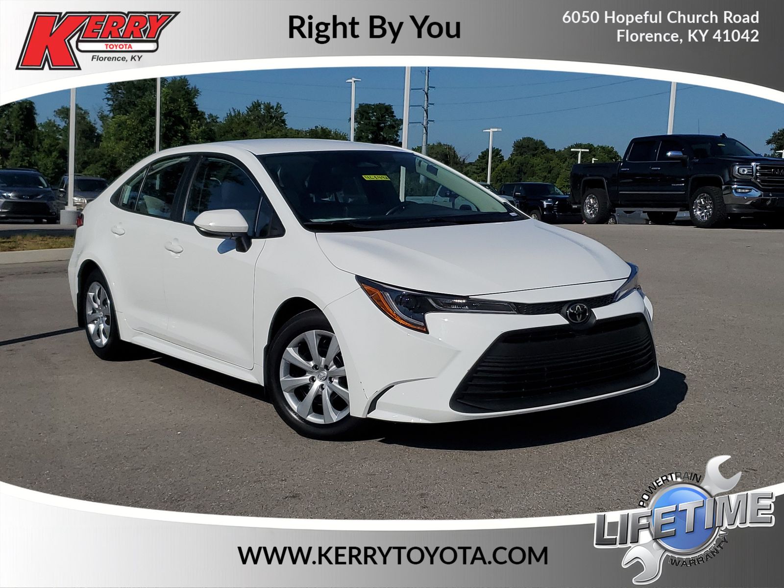 Ice Cap 2024 Toyota Corolla Sedan Front-Wheel Drive Continuously Variable Transmission