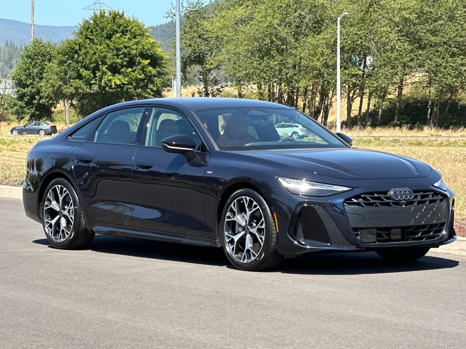 Blue 2026 Audi A6 Sedan All-Wheel Drive 7-Speed Automatic