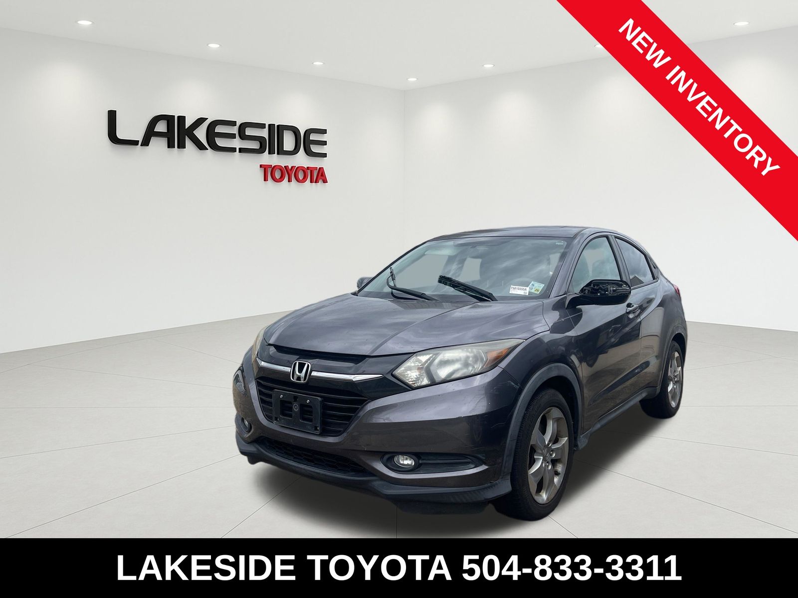 Gray 2016 Honda HR-V SUV / Crossover Front-Wheel Drive 6-Speed Manual
