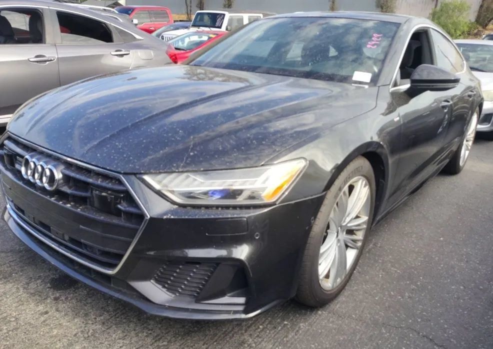 Black 2019 Audi A7 Sedan  7-Speed Automatic