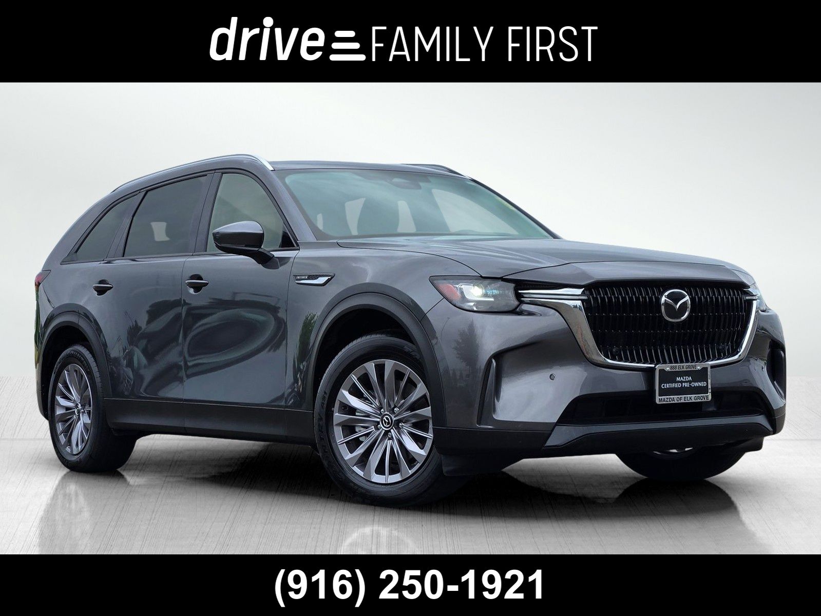 Machine Gray Metallic 2025 Mazda CX-90 3.3 Turbo Preferred AWD SUV / Crossover All-Wheel Drive 8-Speed Automatic