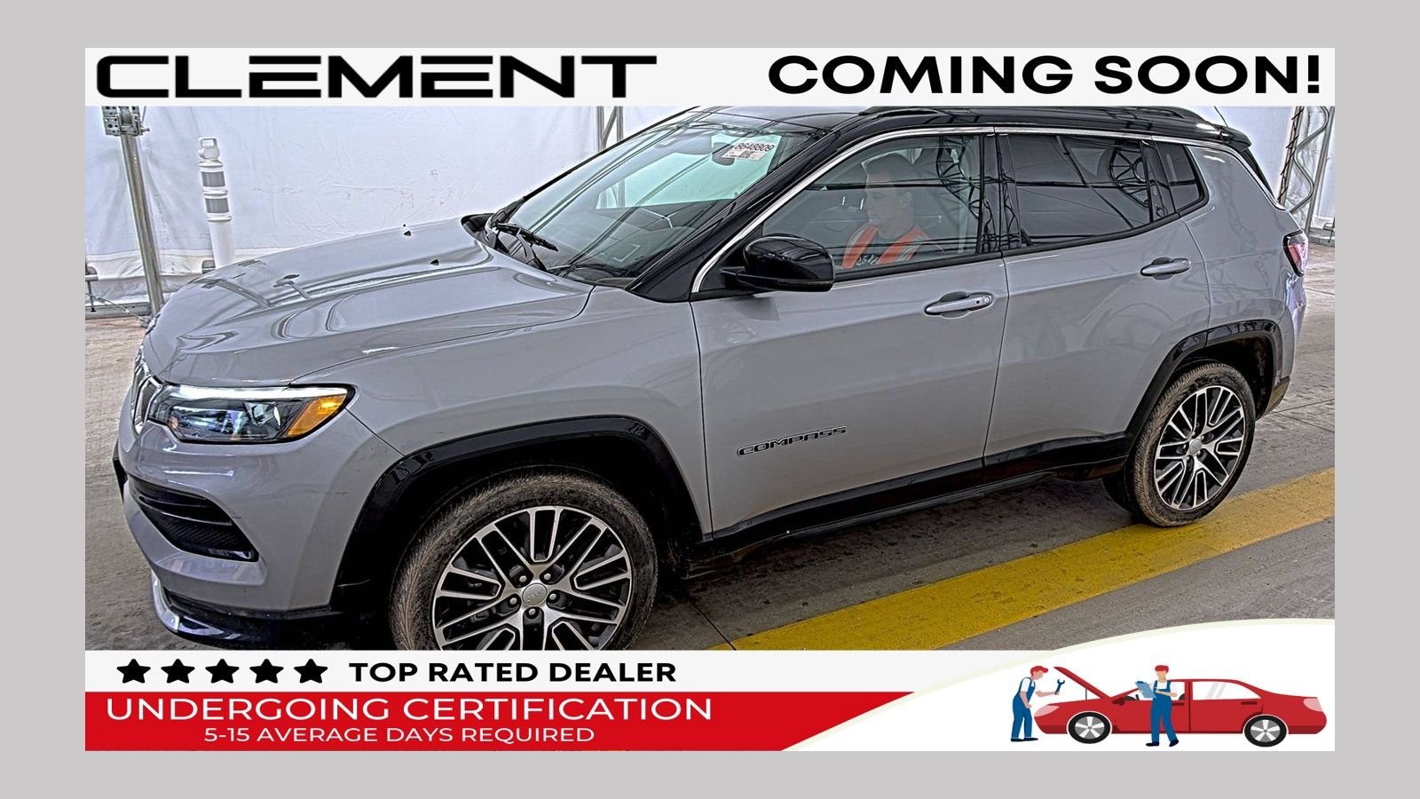 Billet Silver Metallic Clearcoat 2022 Jeep Compass SUV / Crossover Four-Wheel Drive 9-Speed Automatic