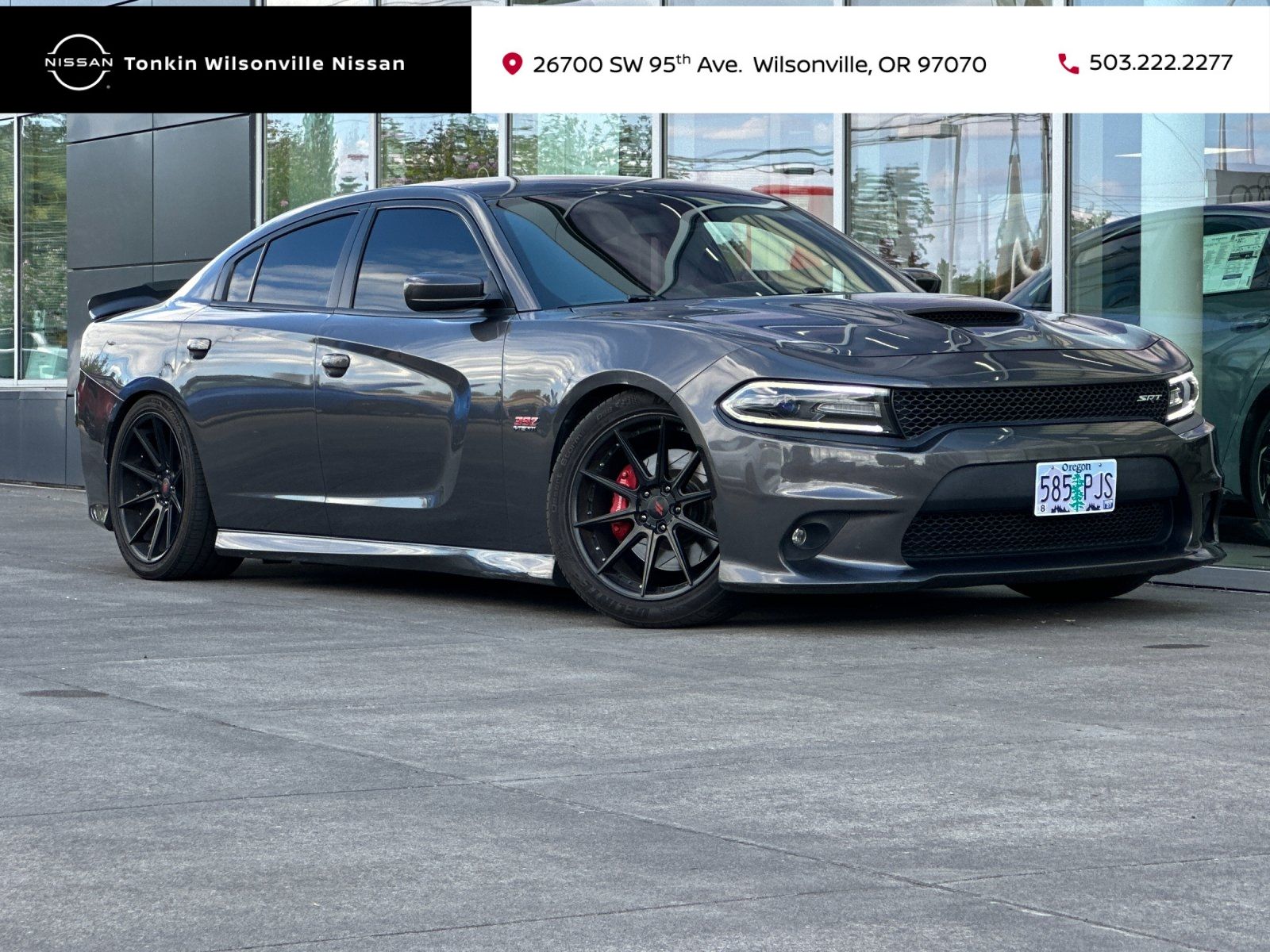 Gray (Granite Crystal Metallic Clearcoat) 2017 Dodge Charger Sedan Rear-Wheel Drive 8-Speed Automatic
