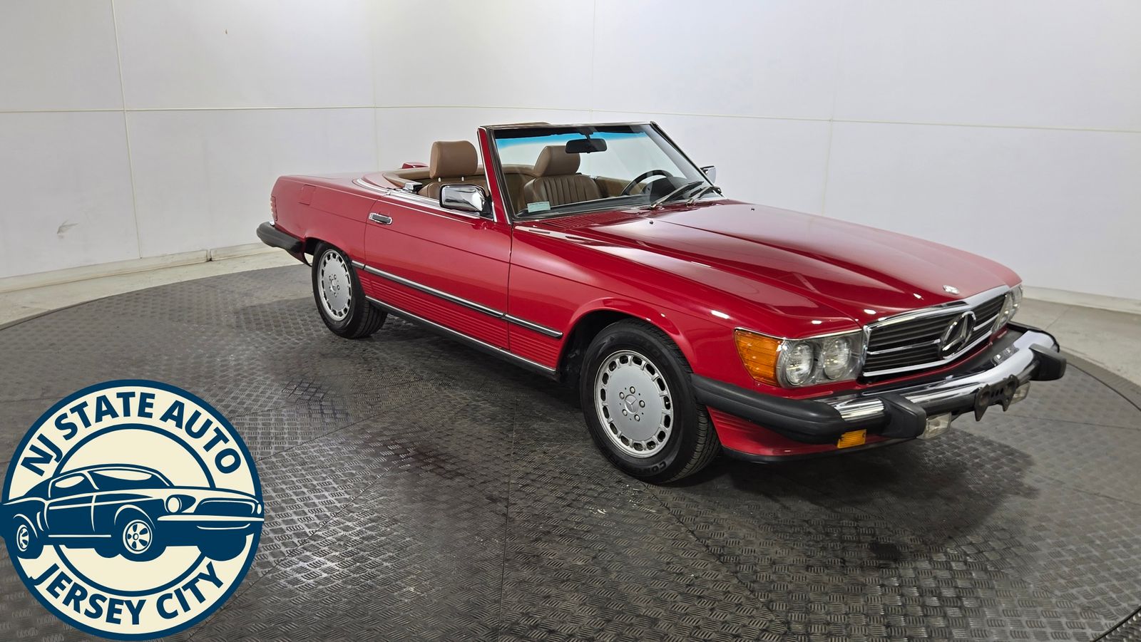 Red 1986 Mercedes-Benz SL-Class Convertible Rear-Wheel Drive 4-Speed Automatic