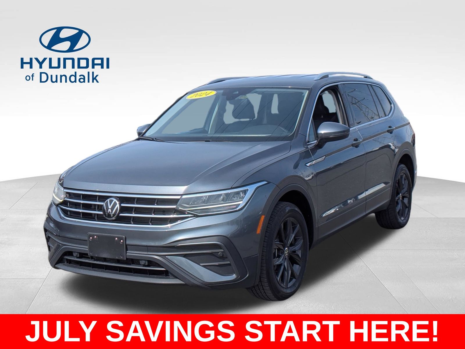 Gray 2024 Volkswagen Tiguan SUV / Crossover All-Wheel Drive 8-Speed Automatic