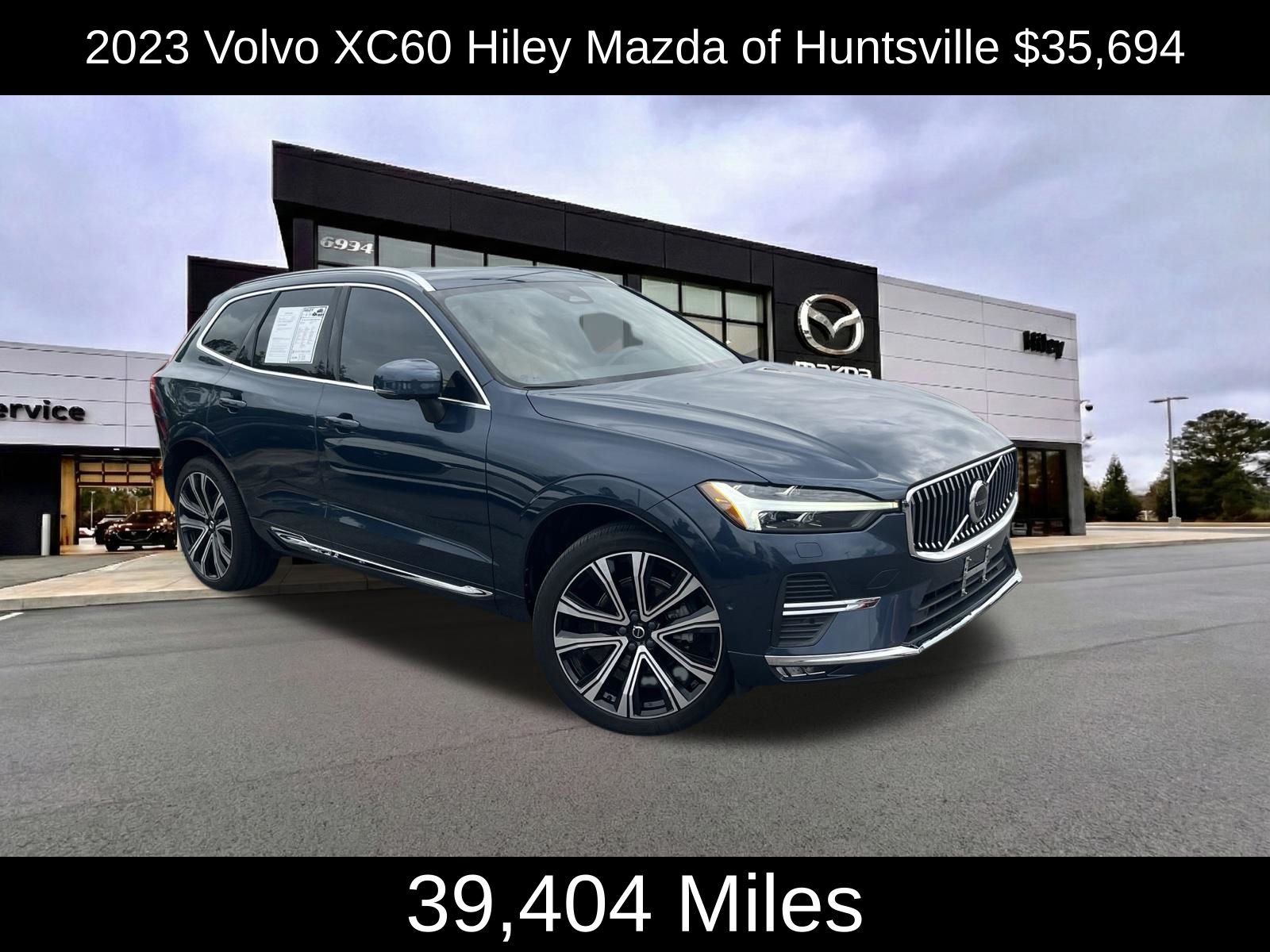 Denim Blue Metallic 2023 Volvo XC60 B5 Ultimate Bright Theme FWD SUV / Crossover Front-Wheel Drive Automatic