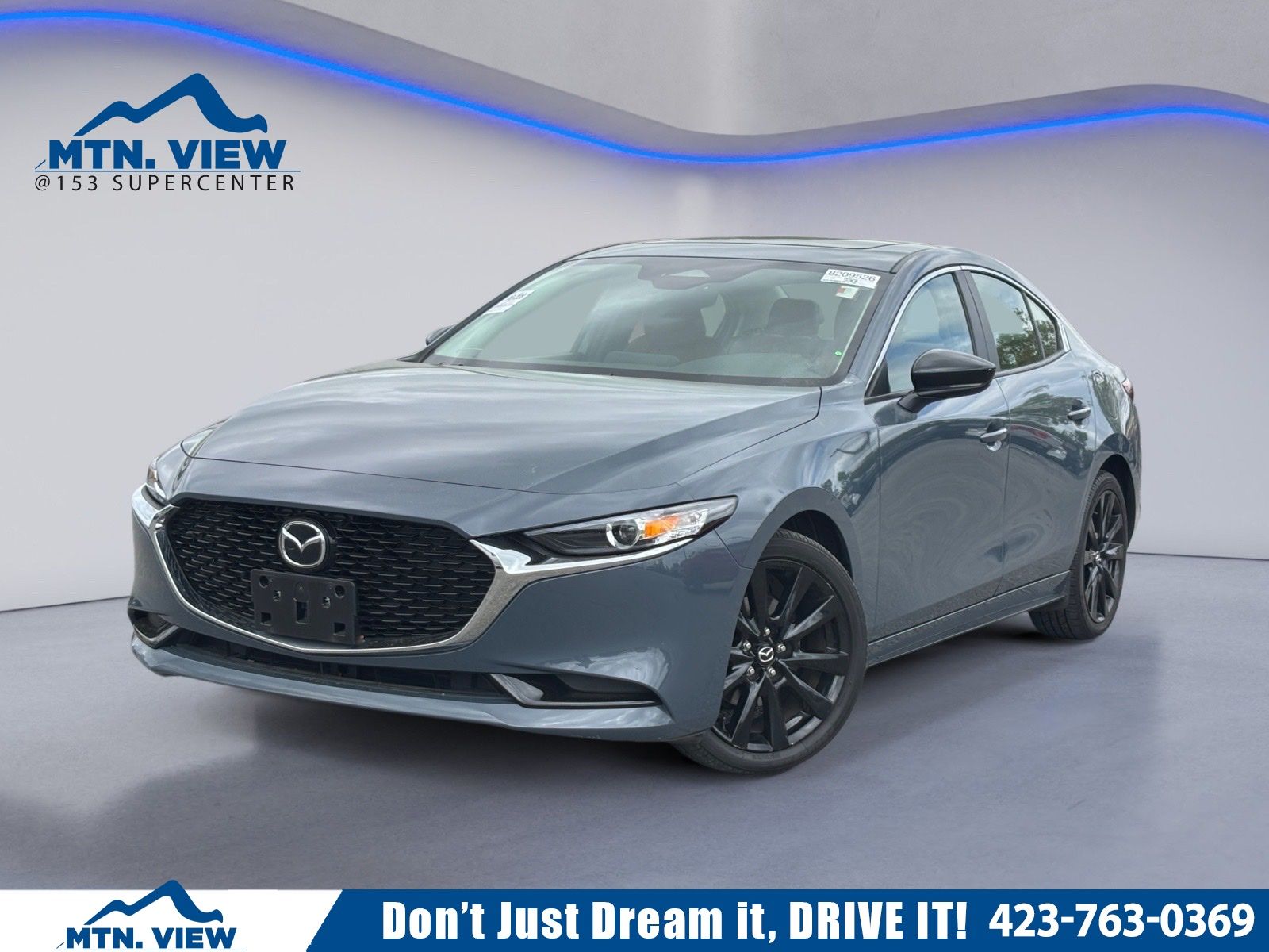 Polymetal Gray Metallic 2025 Mazda MAZDA3 2.5 S Carbon Edition Sedan AWD Sedan All-Wheel Drive 6-Speed Automatic