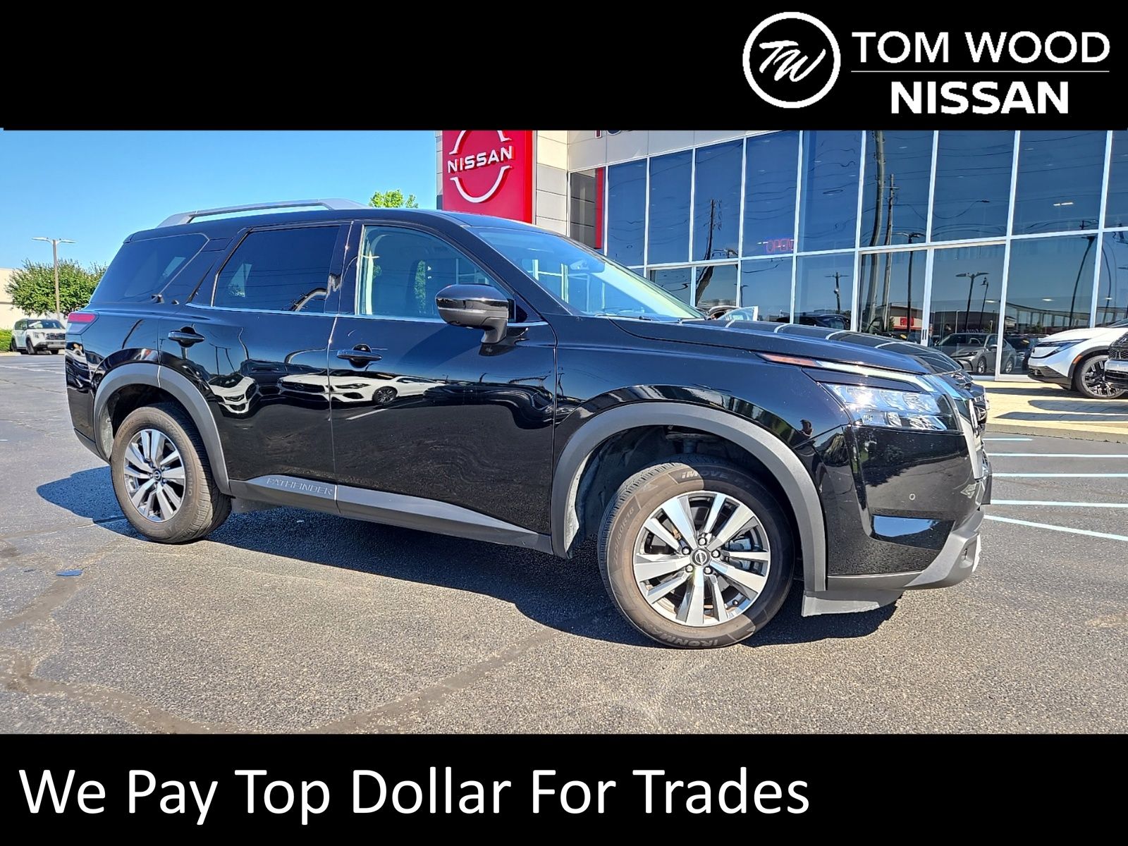 Super Black 2025 Nissan Pathfinder SUV / Crossover Front-Wheel Drive 9-Speed Automatic