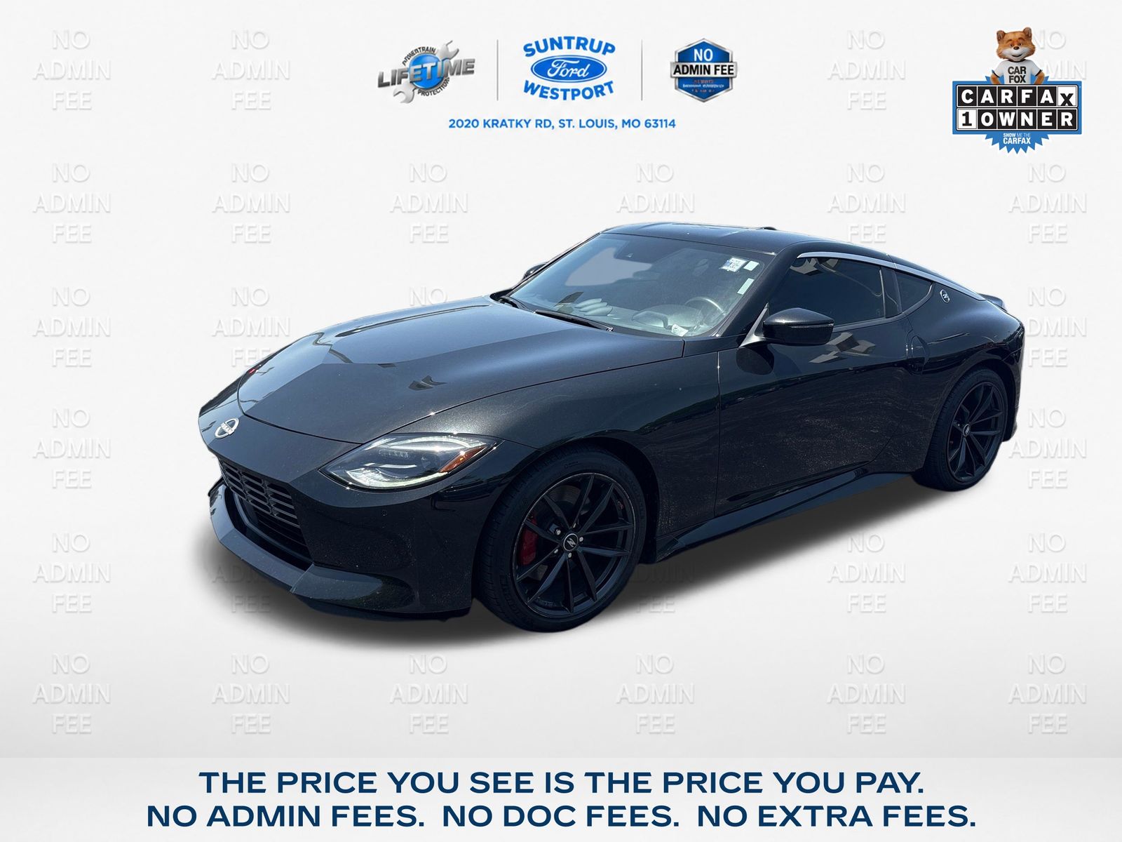 Black Diamond Pearl 2024 Nissan Z Coupe Rear-Wheel Drive 9-Speed Automatic