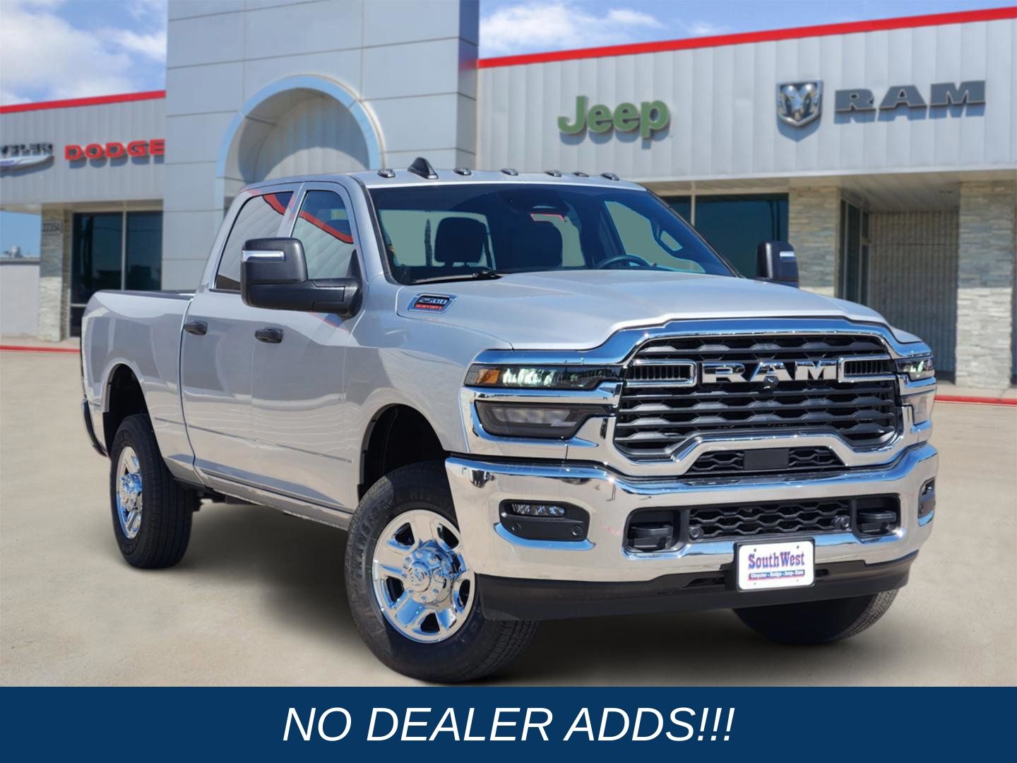 Silver Zynith 2026 RAM 2500 Tradesman Crew Cab 4WD Pickup Truck Four-Wheel Drive 8-Speed Automatic