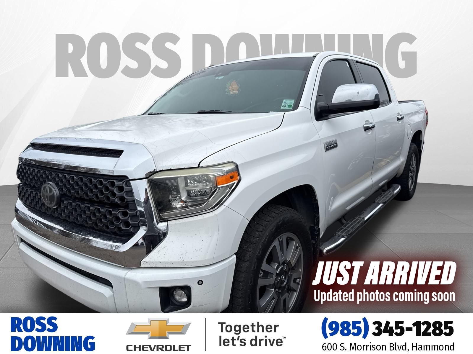 2018 Toyota Tundra Platinum CrewMax 5.7L FFV 4WD