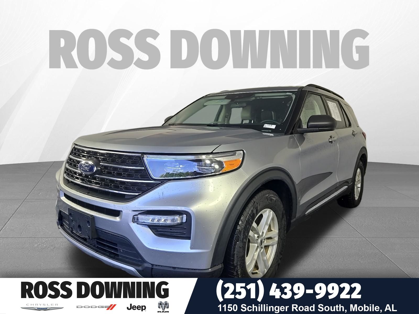 Silver Metallic 2024 Ford Explorer SUV / Crossover Rear-Wheel Drive Automatic