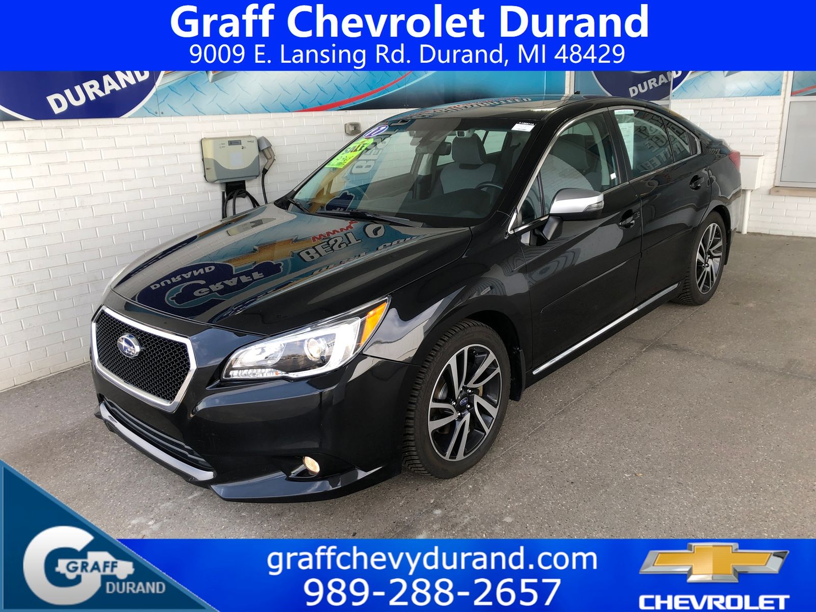 Crystal Black Silica 2017 Subaru Legacy 2.5i Sport AWD Sedan All-Wheel Drive Continuously Variable Transmission