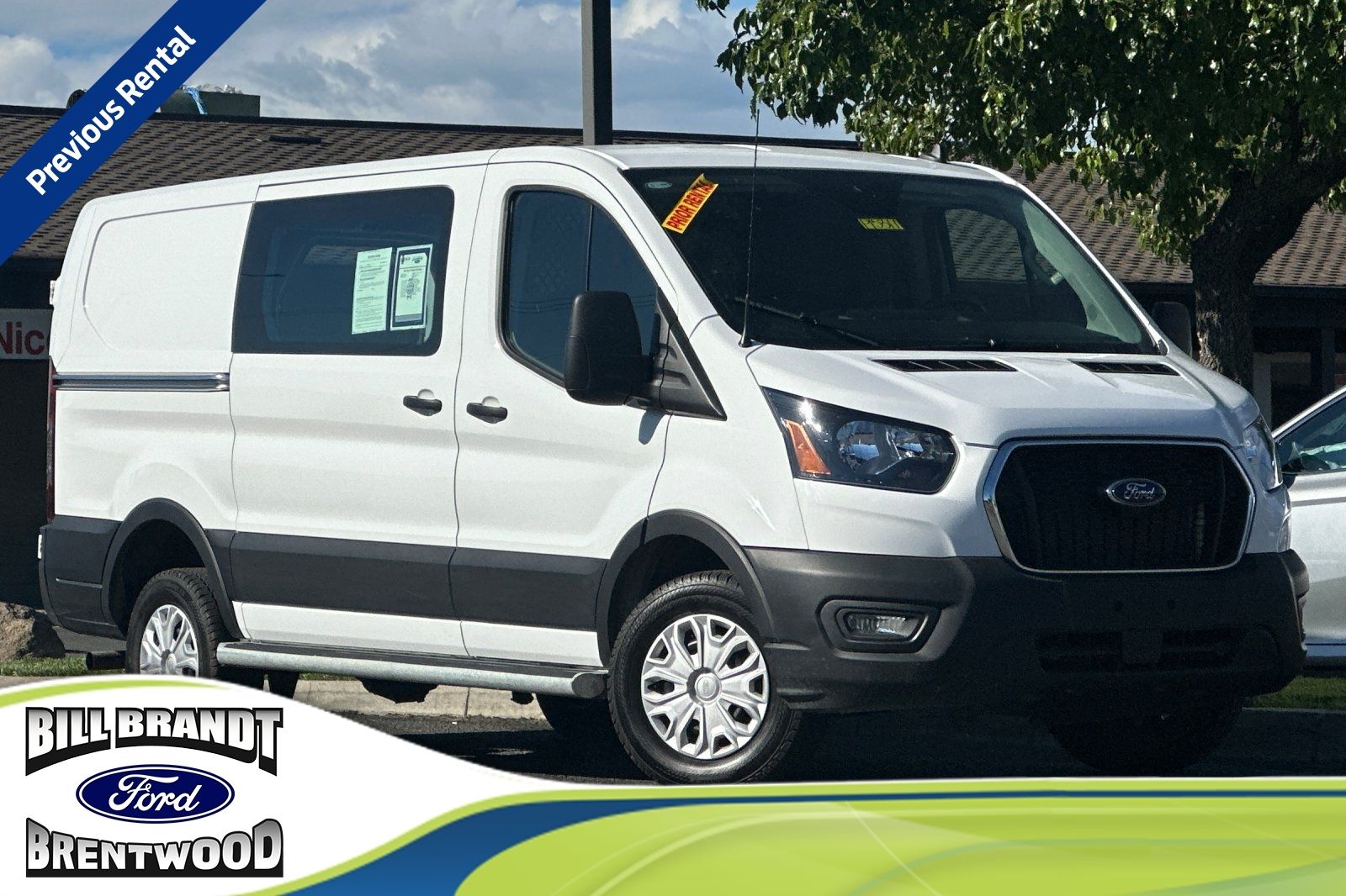 Oxford White 2024 Ford Transit Cargo 250 Low Roof LB RWD Van Rear-Wheel Drive