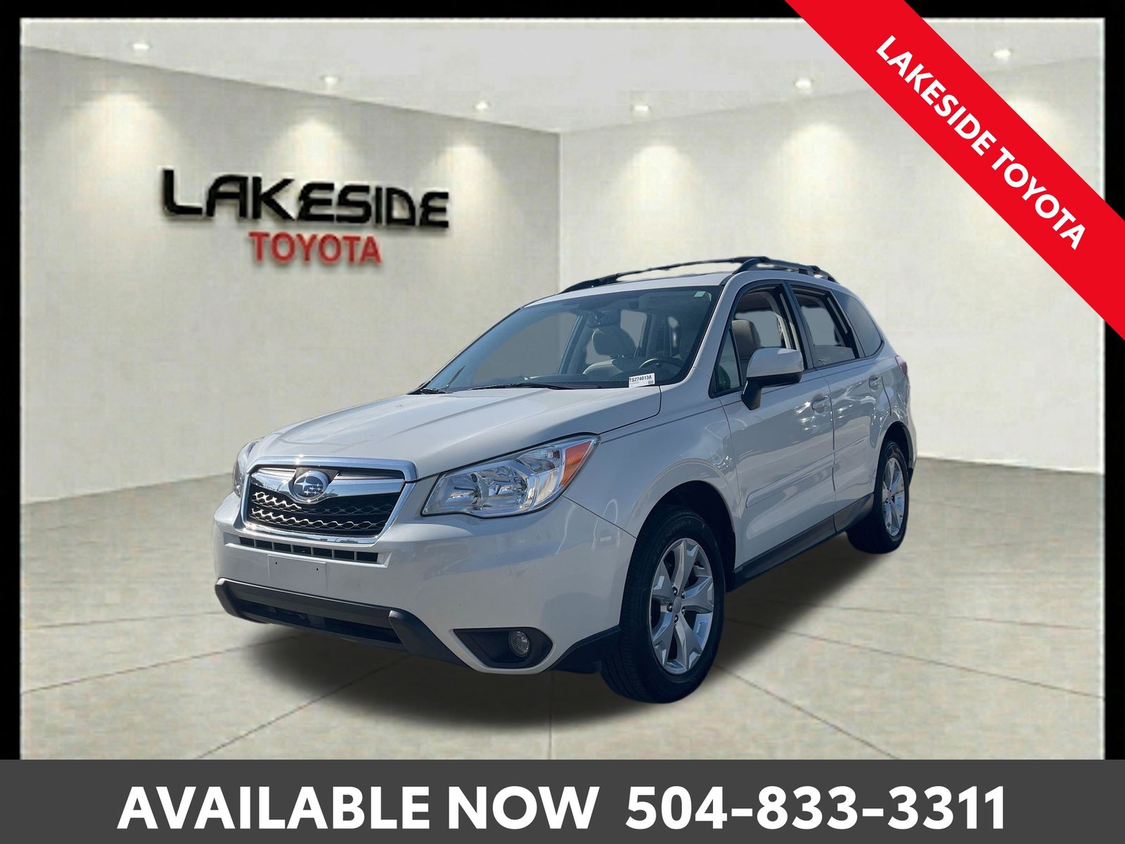 Crystal White Pearl 2016 Subaru Forester SUV / Crossover All-Wheel Drive Continuously Variable Transmission