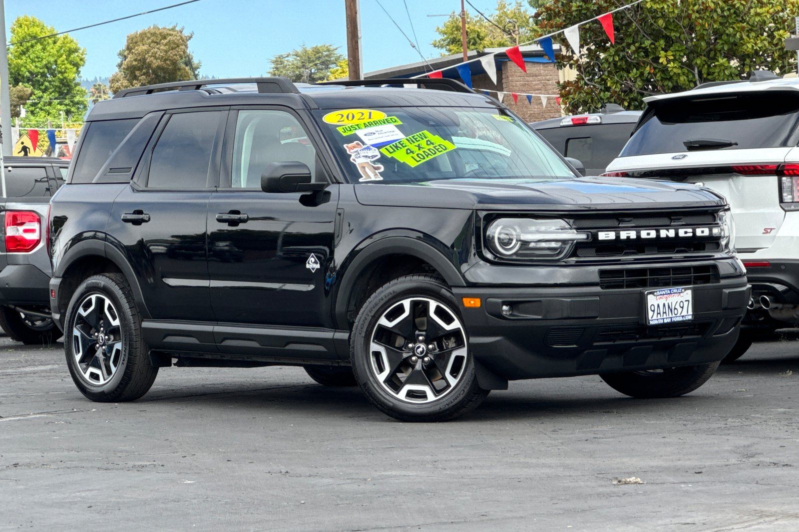 Shadow Black 2021 Ford Bronco Sport SUV / Crossover All-Wheel Drive 8-Speed Automatic