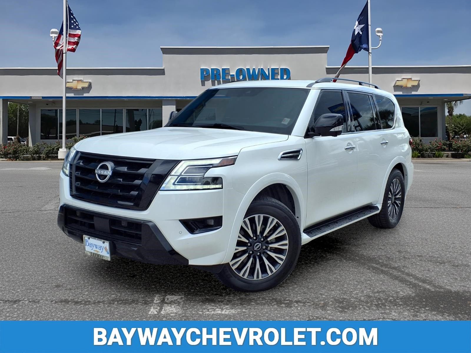 Aspen White Tricoat 2023 Nissan Armada SUV / Crossover 4X2 7-Speed Automatic