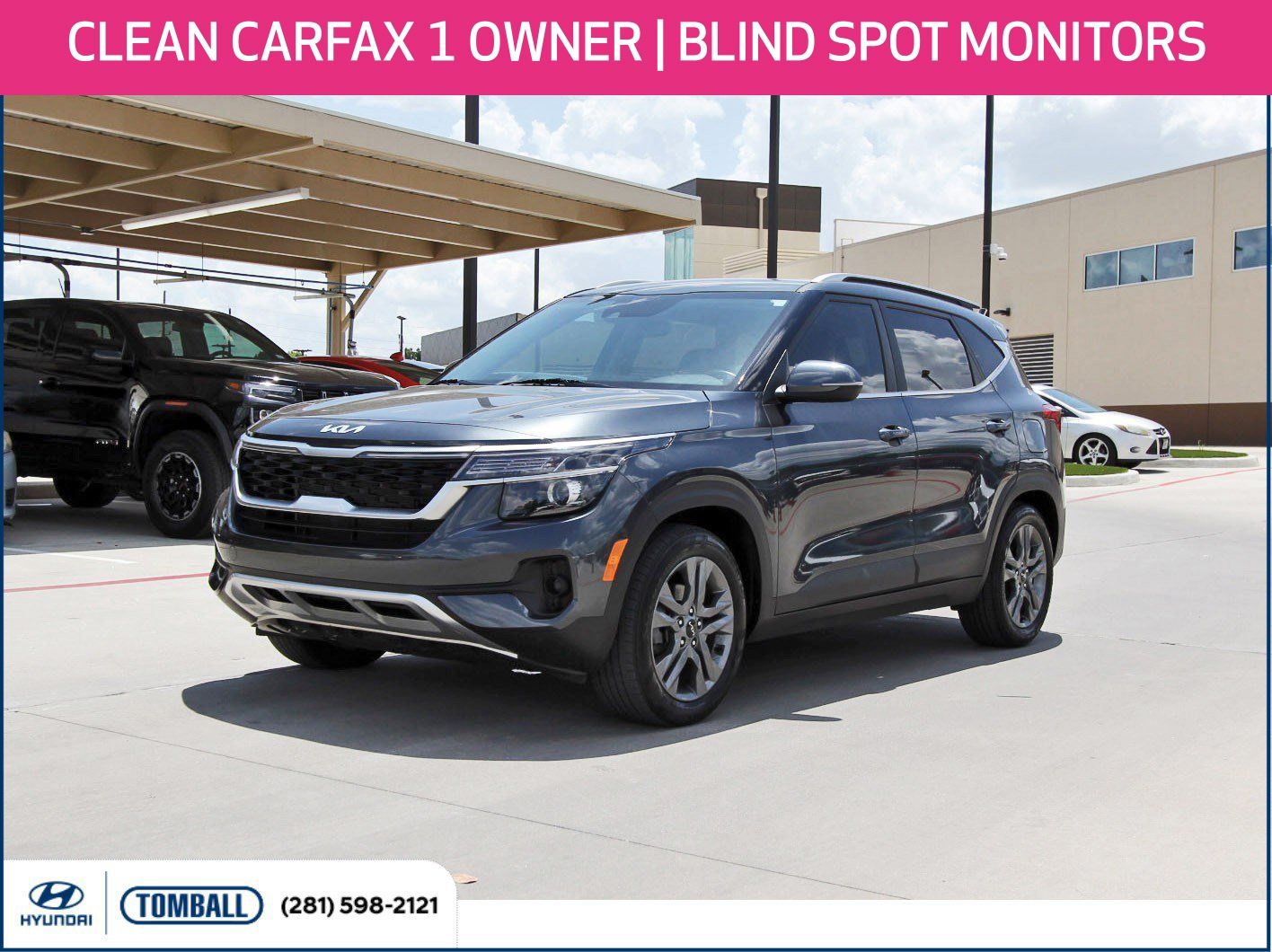 Gravity Gray 2023 Kia Seltos SUV / Crossover Front-Wheel Drive Continuously Variable Transmission