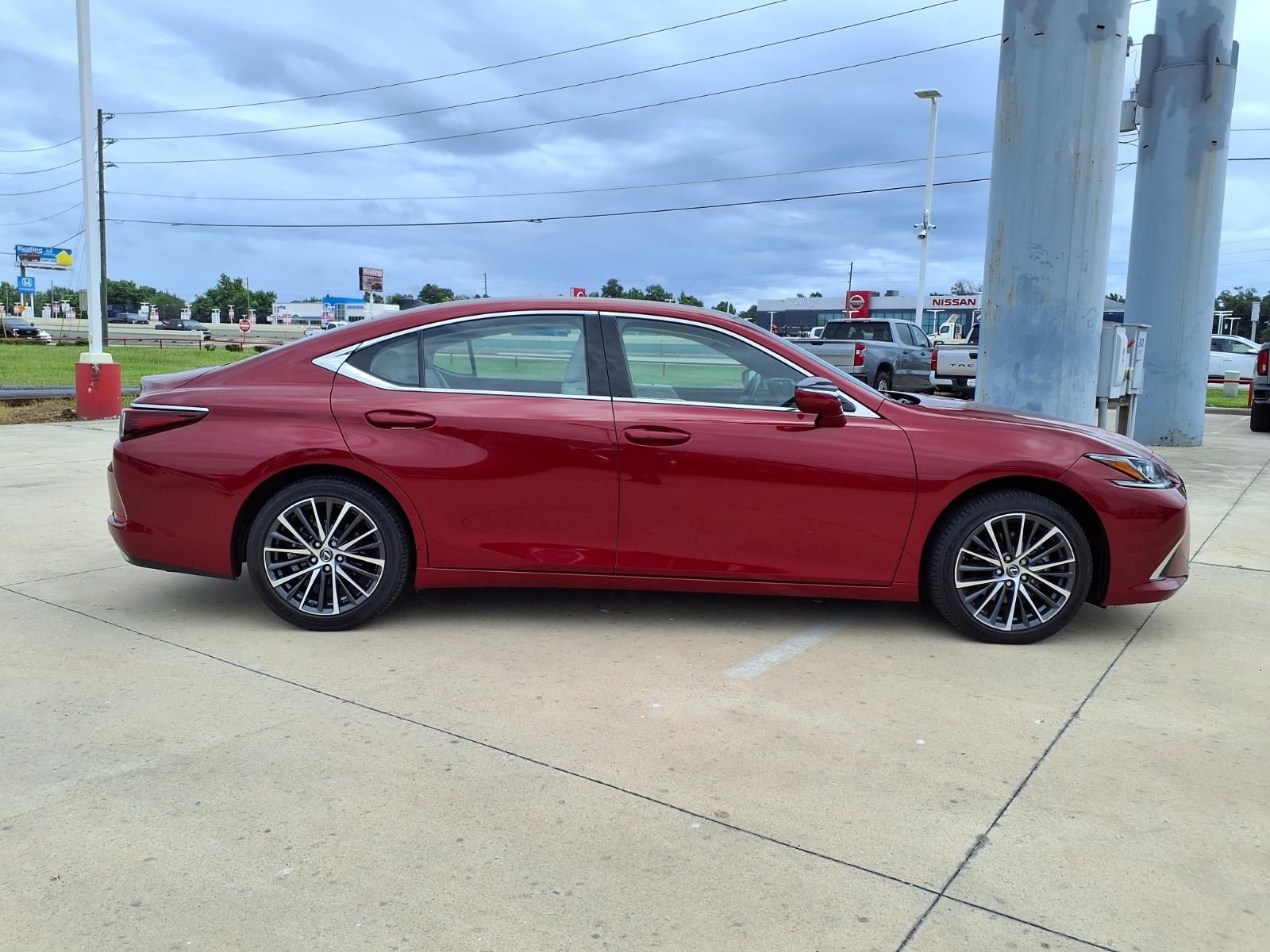 2023 Lexus ES 350 Red at Westside Lexus