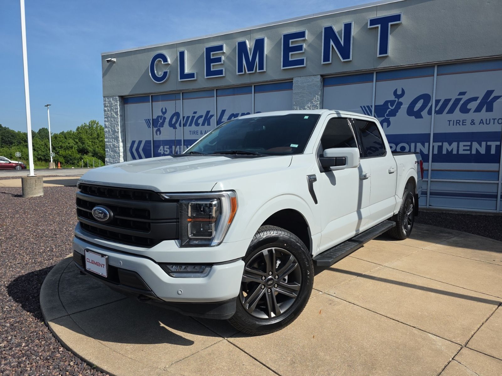 Gray 2023 Ford F-150 Pickup Truck Four-Wheel Drive Automatic