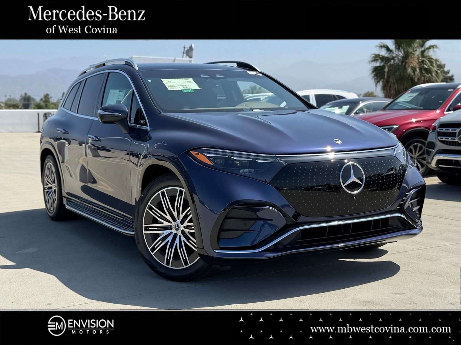 Blue 2026 Mercedes-Benz EQS SUV 400 4MATIC SUV / Crossover All-Wheel Drive 1-Speed Automatic
