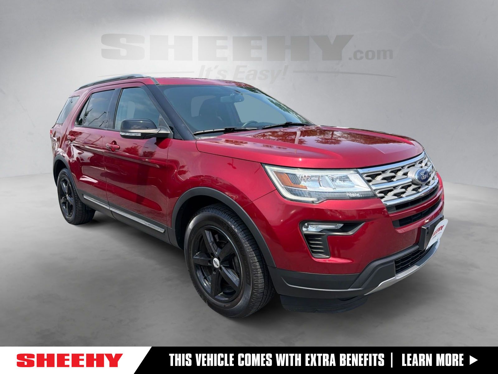 Ruby Red Metallic 2018 Ford Explorer SUV / Crossover Front-Wheel Drive 6-Speed Automatic