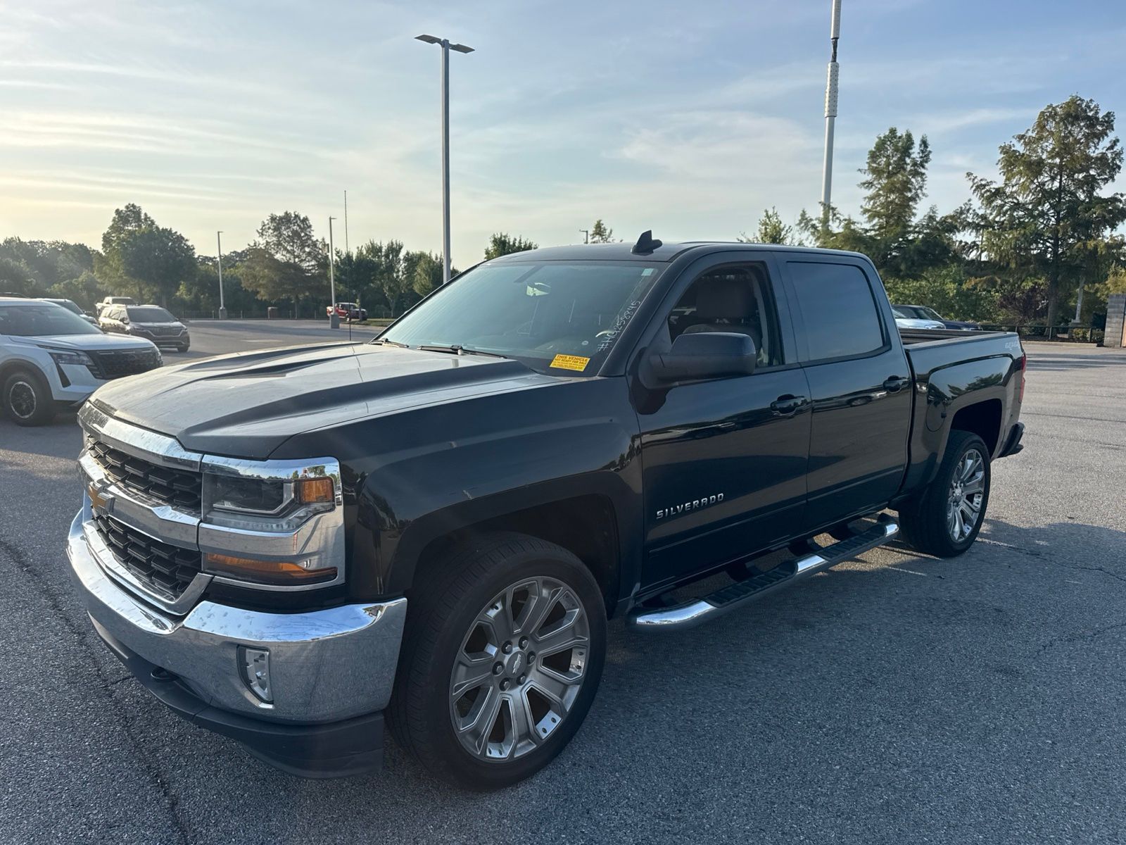 Black 2017 Chevrolet Silverado 1500 Pickup Truck Four-Wheel Drive 6-Speed Automatic Overdrive