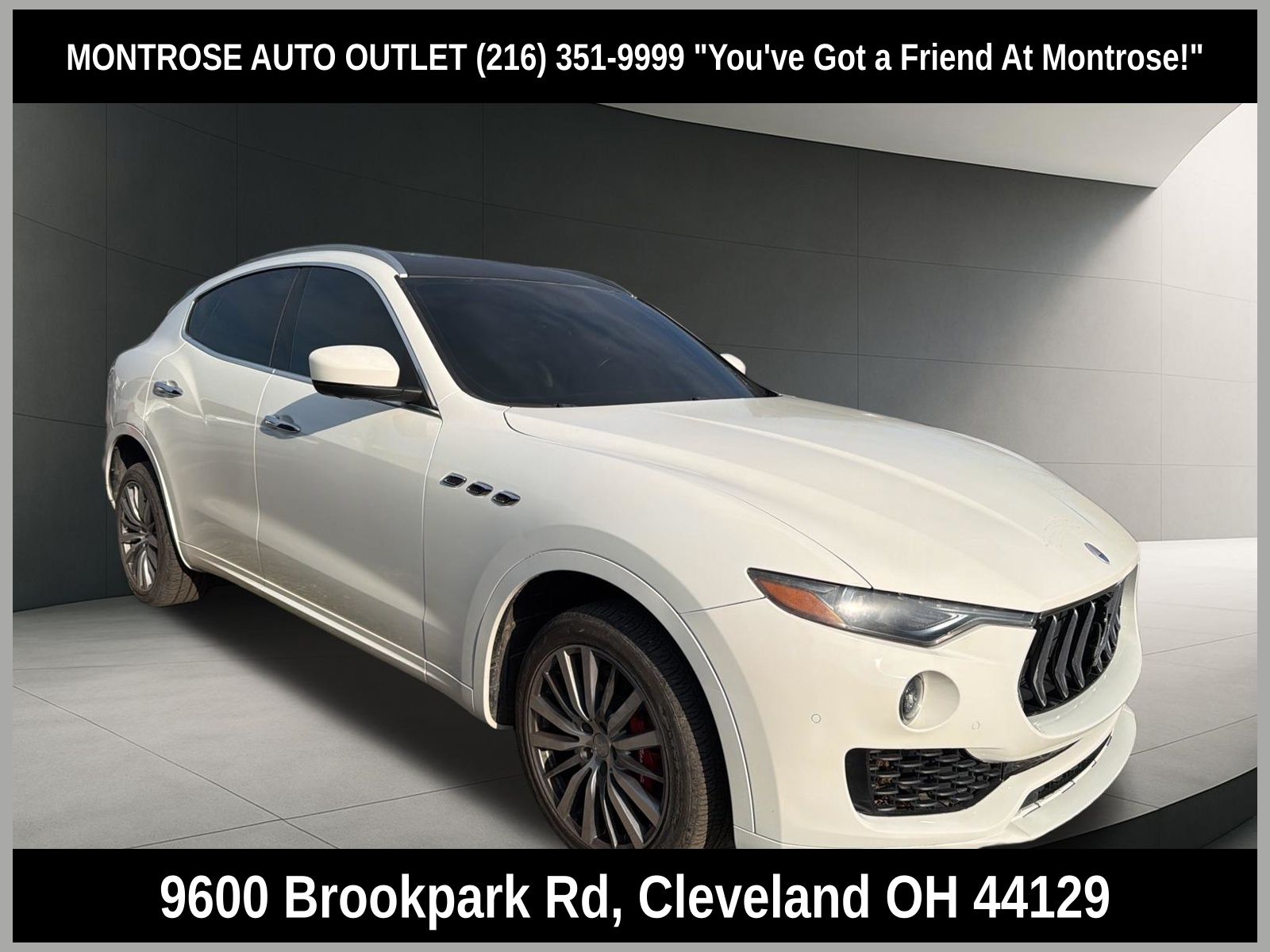 Bianco 2017 Maserati Levante S 3.0L AWD SUV / Crossover All-Wheel Drive 8-Speed Automatic